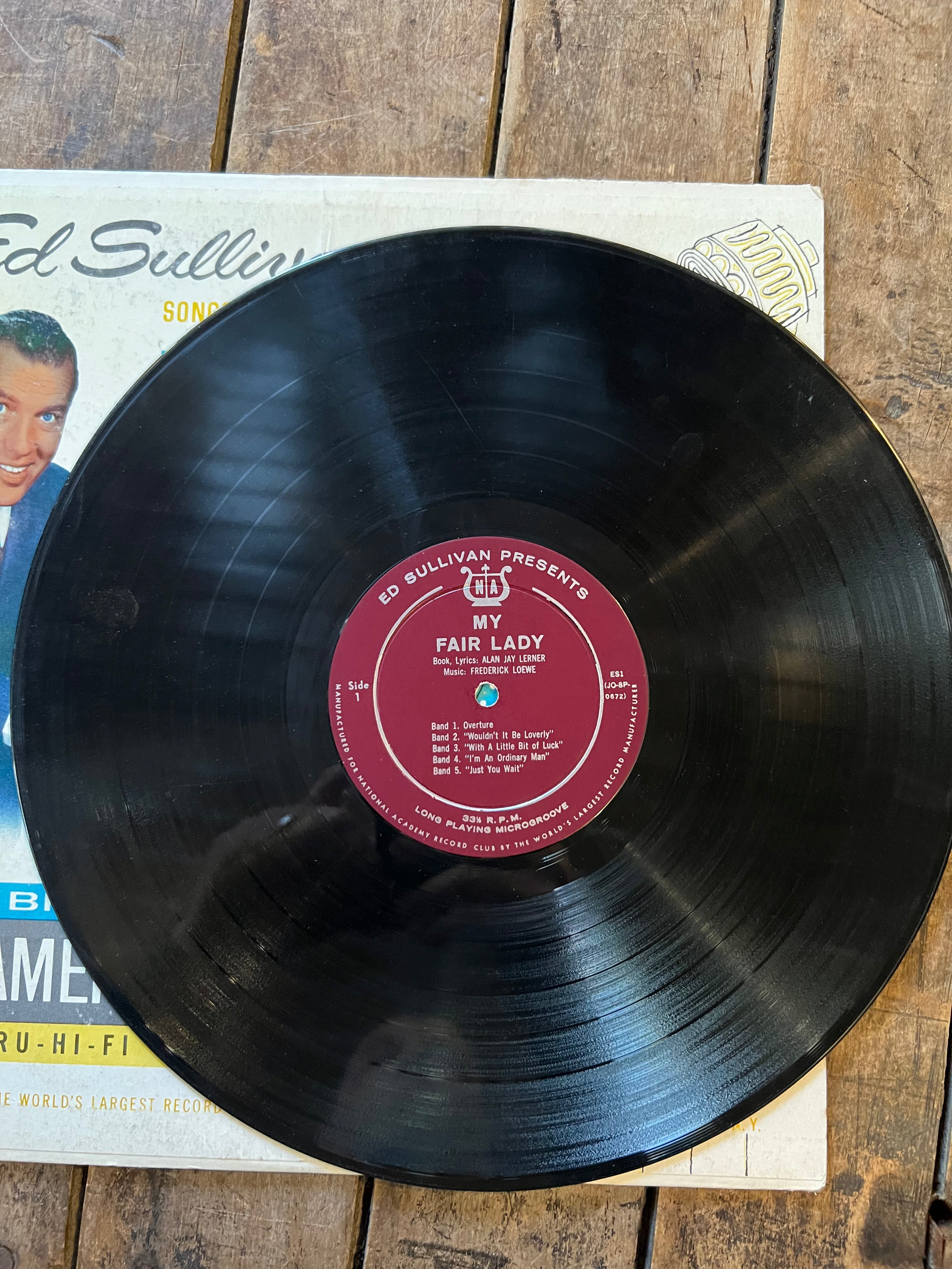 Ed Sullivan Presents -My Fair Lady - 1960 Record - LP Vinyl Album