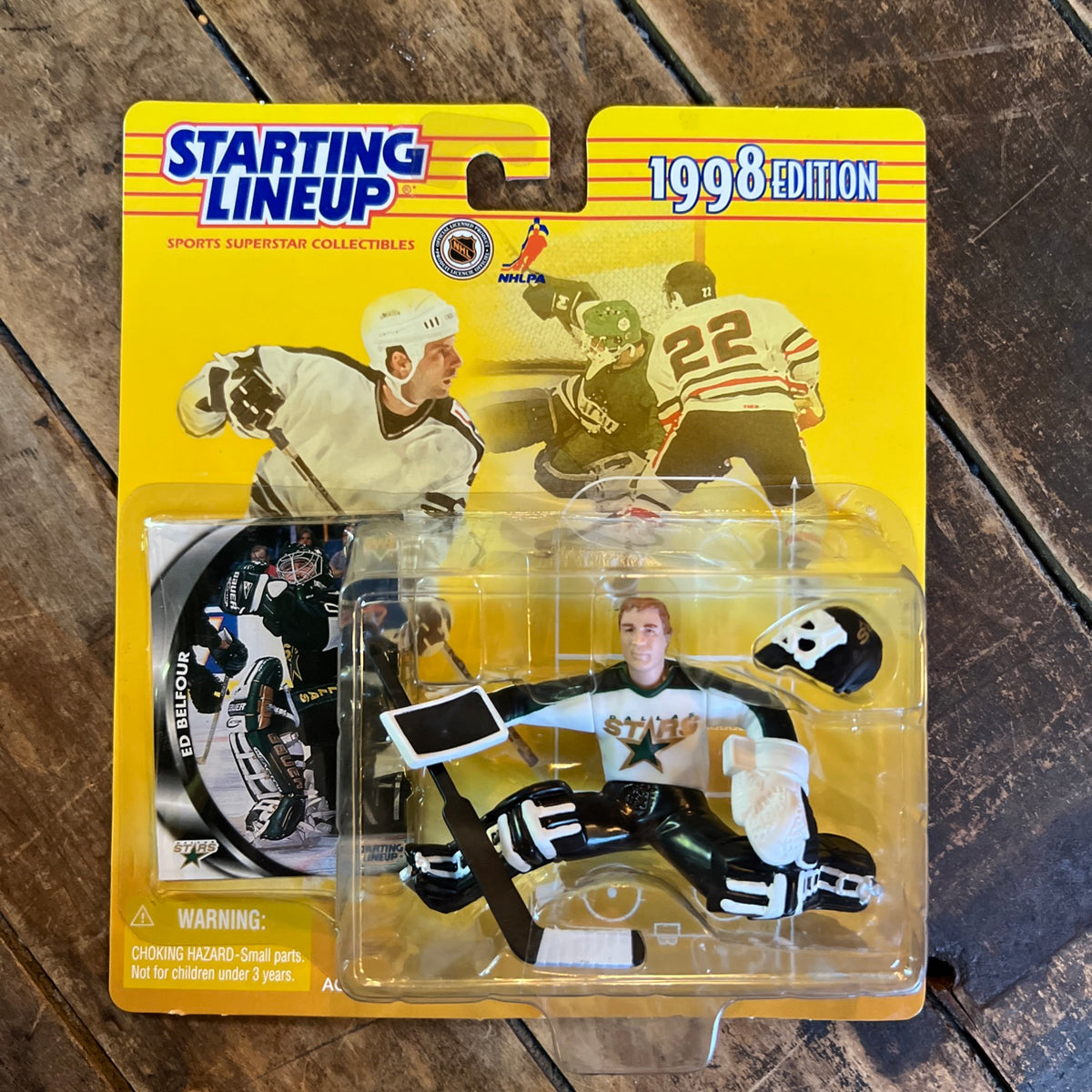 1998 Kenner Starting Lineup - NHL Dallas Stars Ed Belfour Action Figure