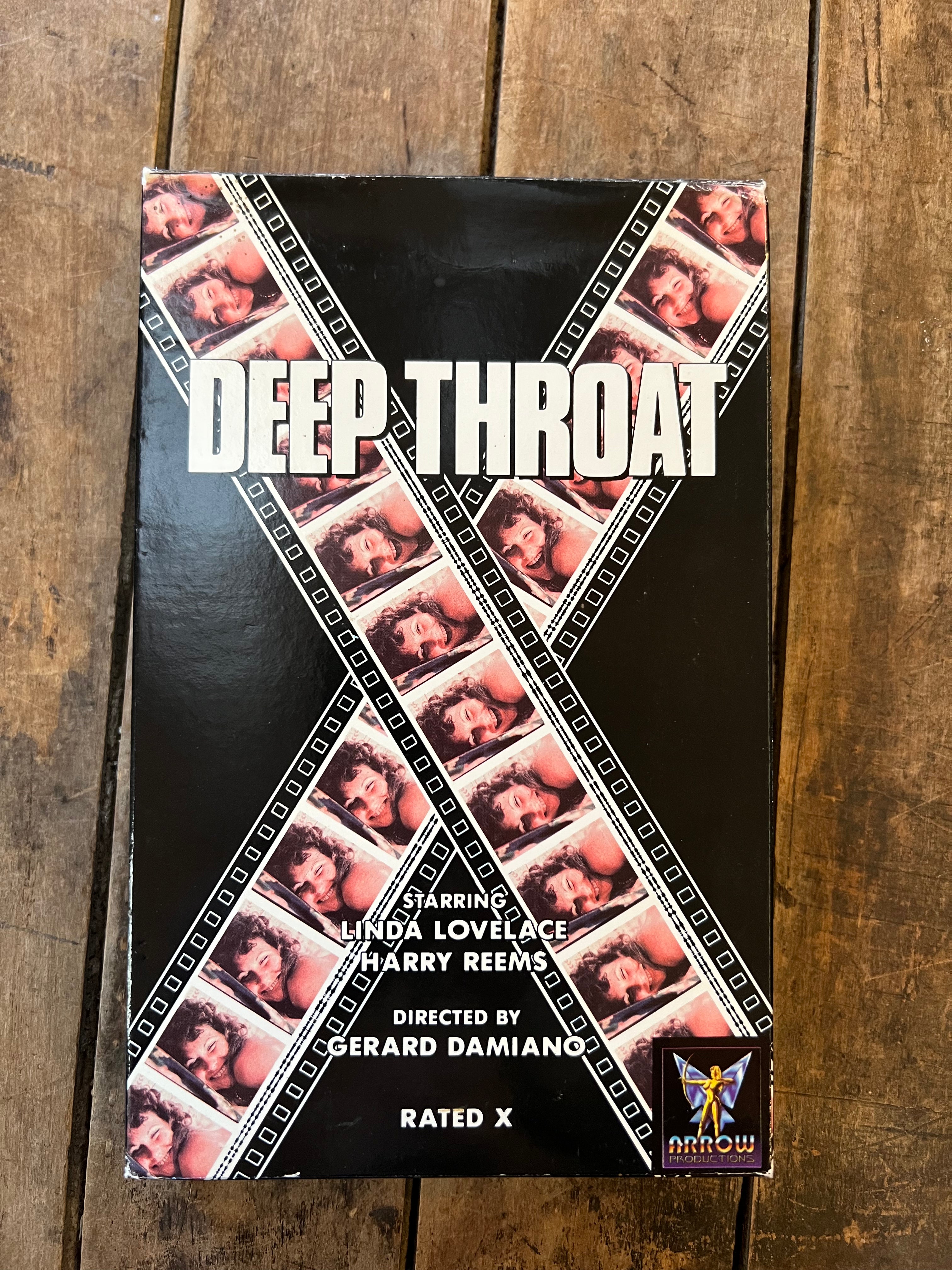 Deep Throat (1972 VHS) X- Rated Movie - Original BIG BOX VHS