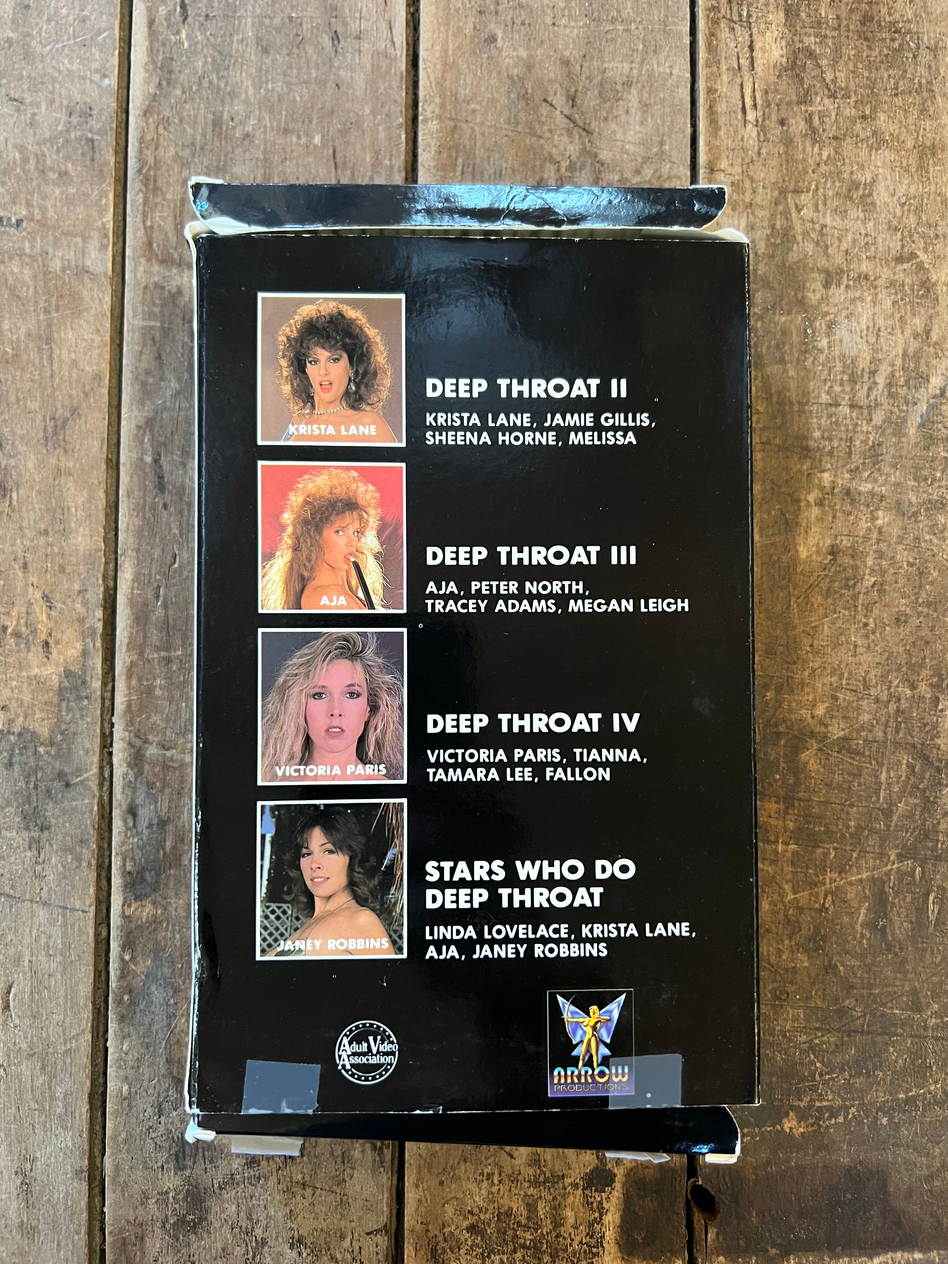 Deep Throat (1972 VHS) X- Rated Movie - Original BIG BOX VHS