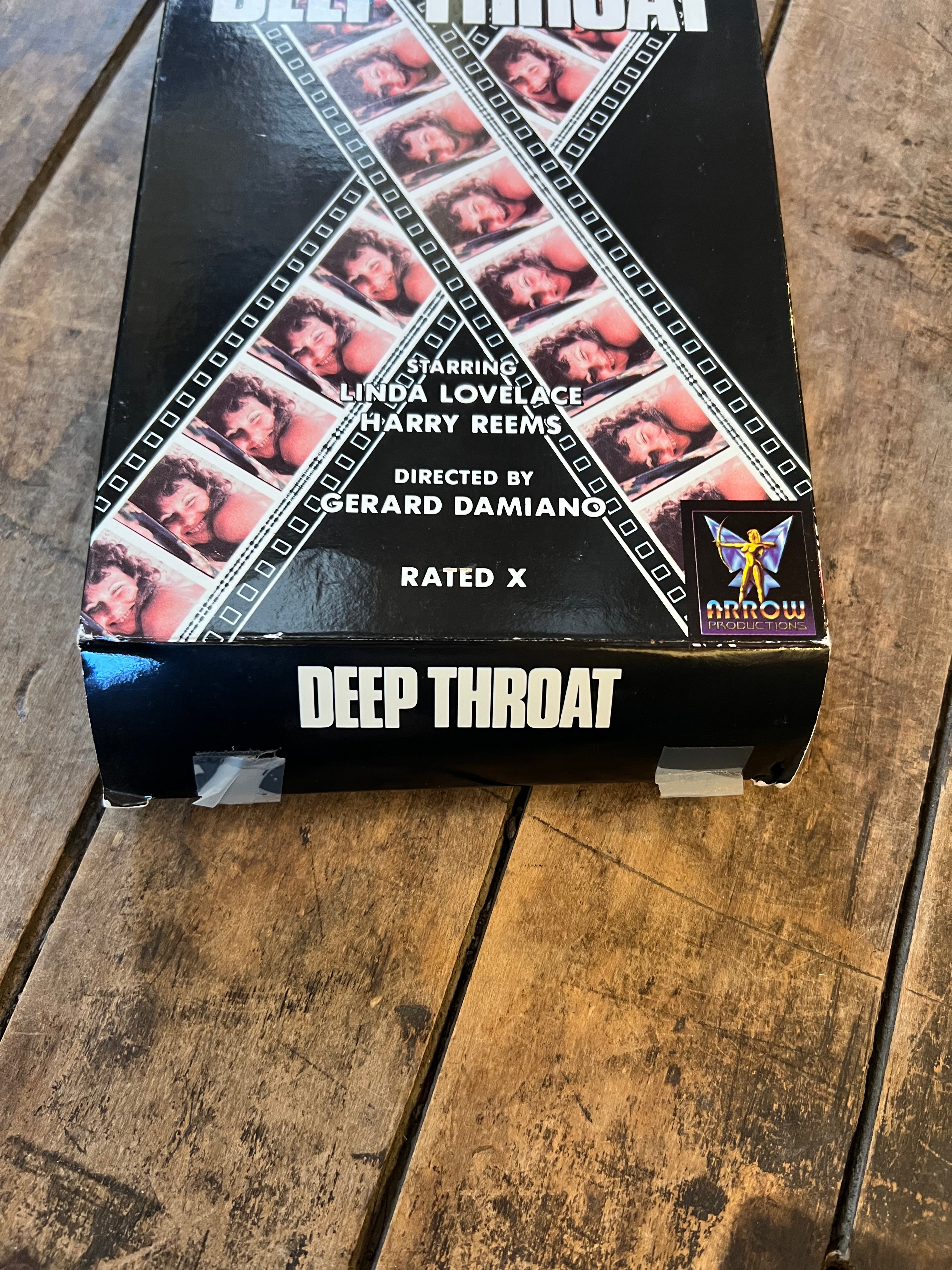 Deep Throat (1972 VHS) X- Rated Movie - Original BIG BOX VHS