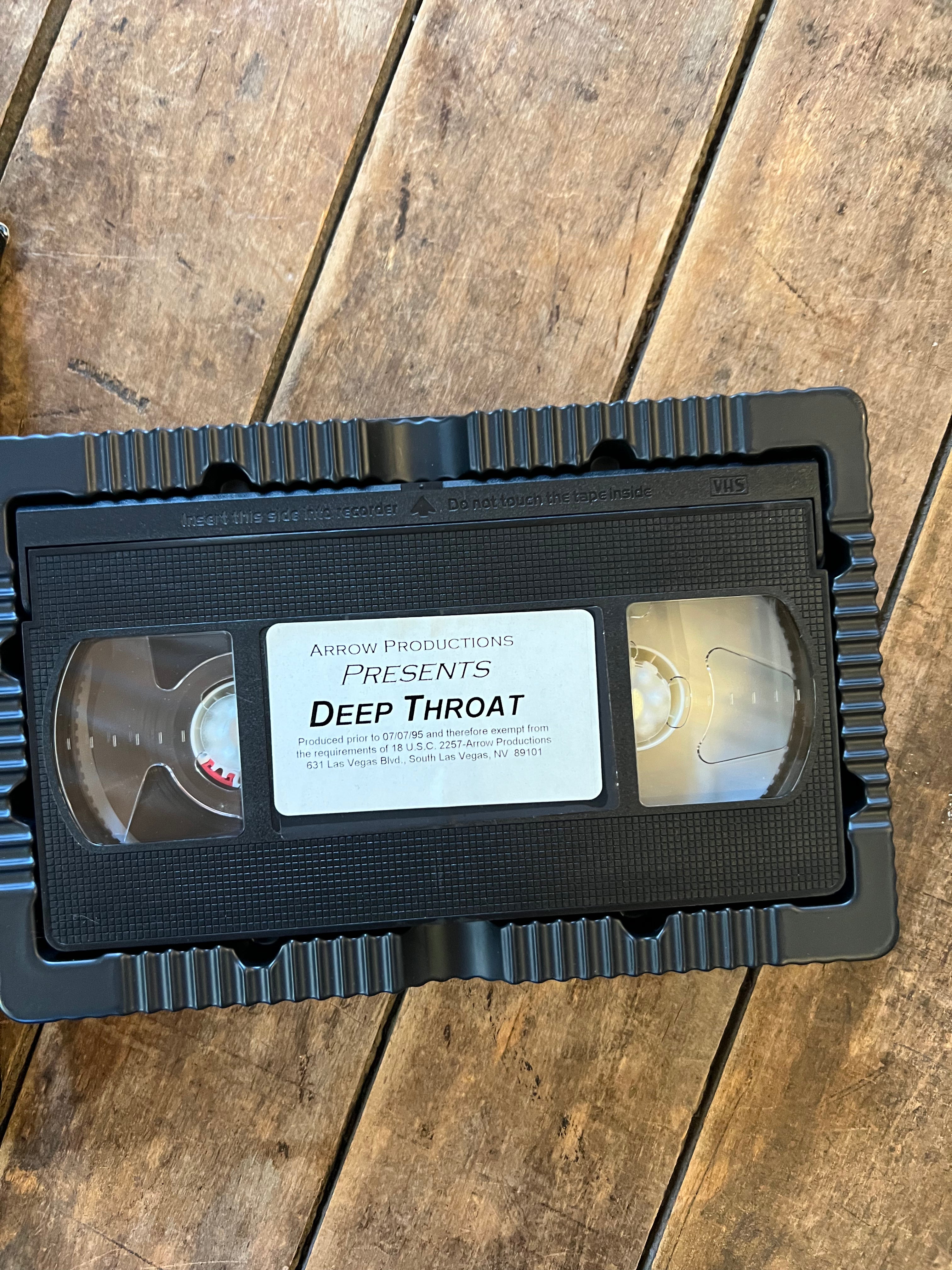 Deep Throat (1972 VHS) X- Rated Movie - Original BIG BOX VHS
