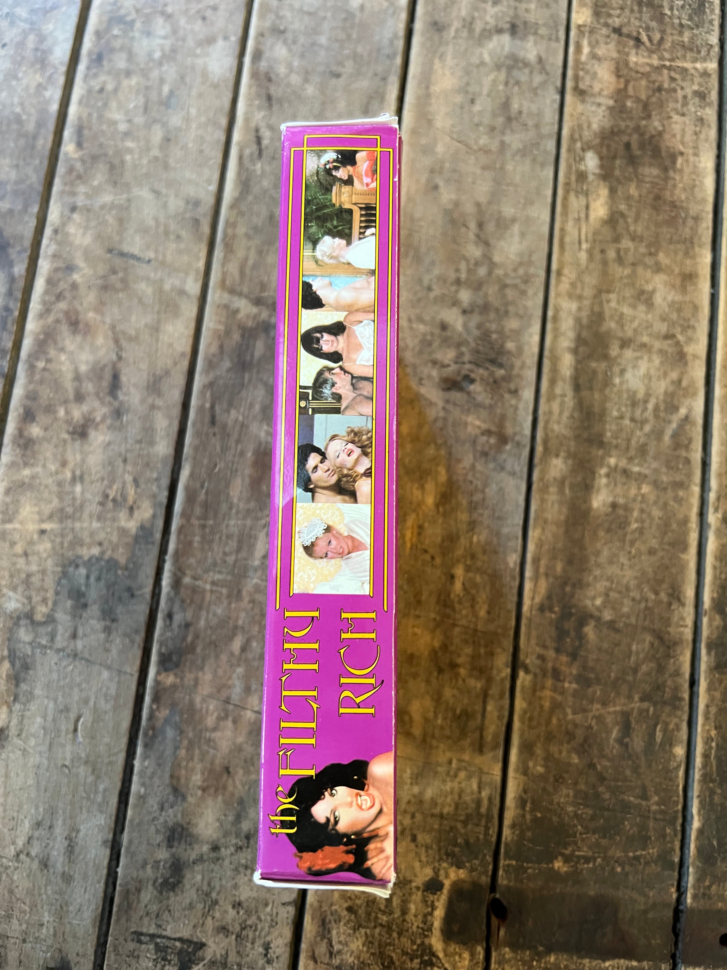 The Filthy Rich (1980 VHS ) - X-Rated Big Box VHS Movie