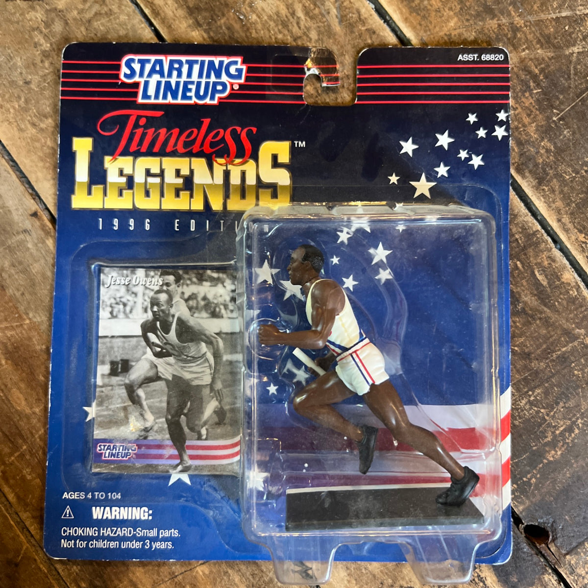1996 Kenner Starting Lineup - Timeless Legends Jesse Owens Action Figure