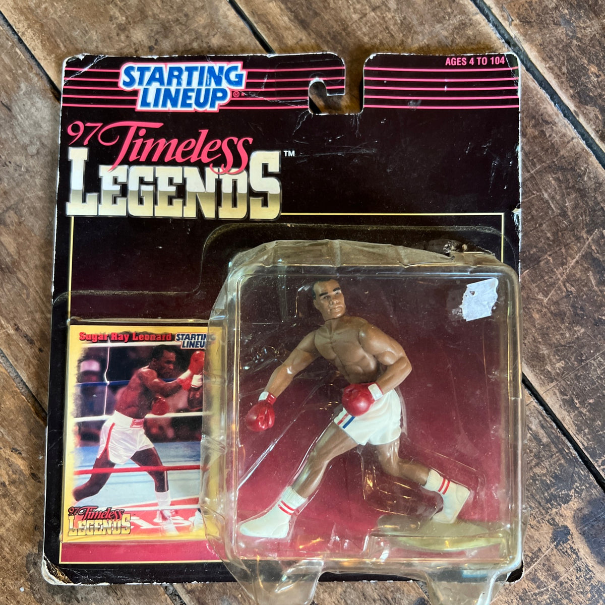 1997 Kenner Starting Lineup - Timeless Legends Sugar Ray Leonard Action Figure