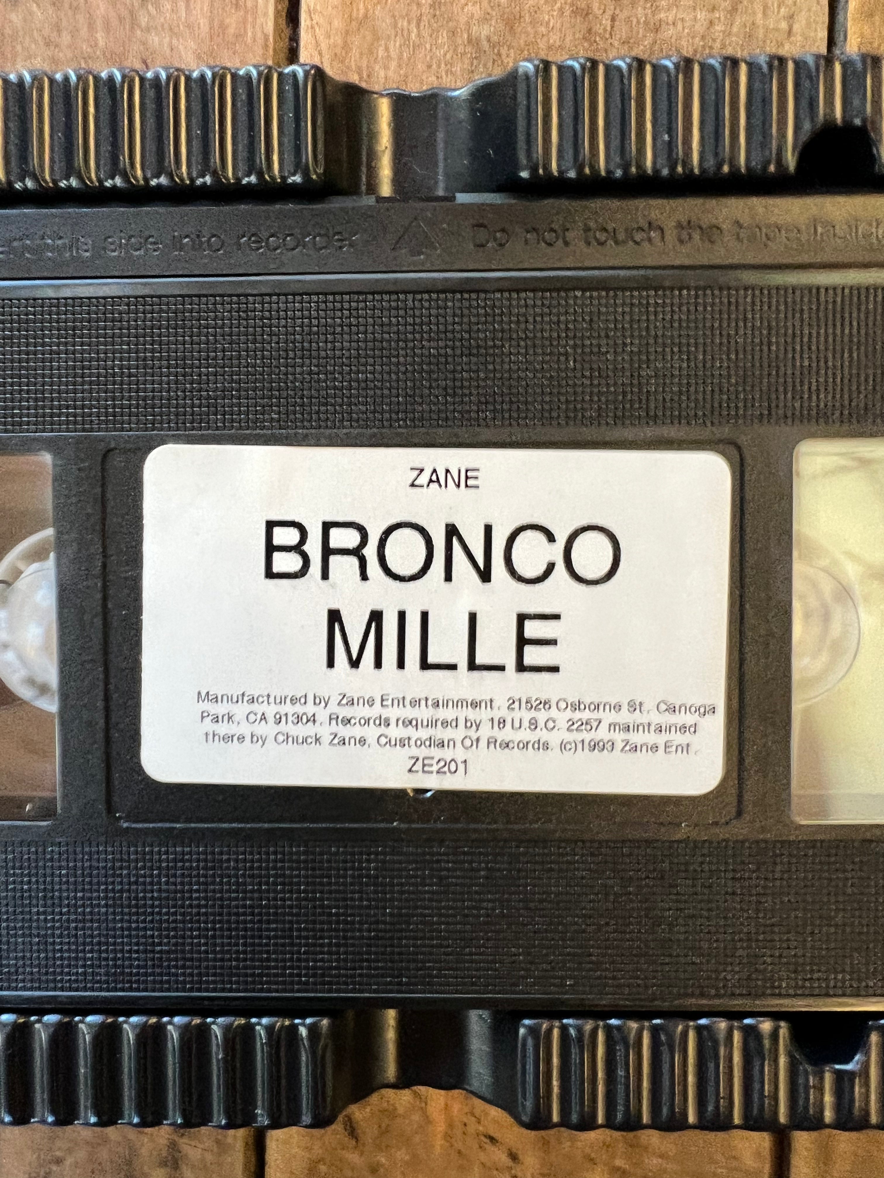 Bronco Millie - XXX Adult Movie Big Box VHS - Zane Picture