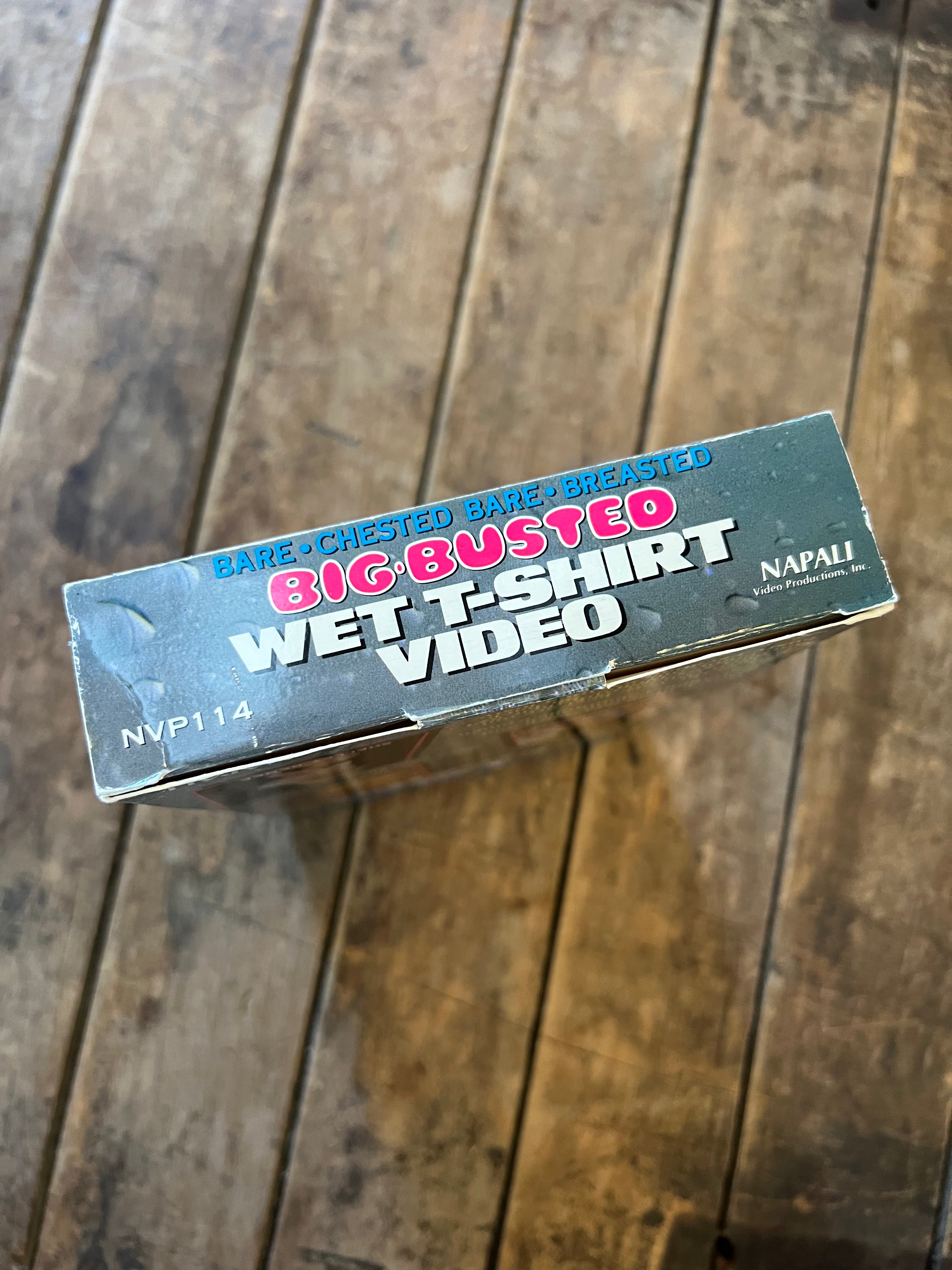 BIG BUSTED WET T-SHIRT VIDEO - Adult Movie VHS - Napali Picture