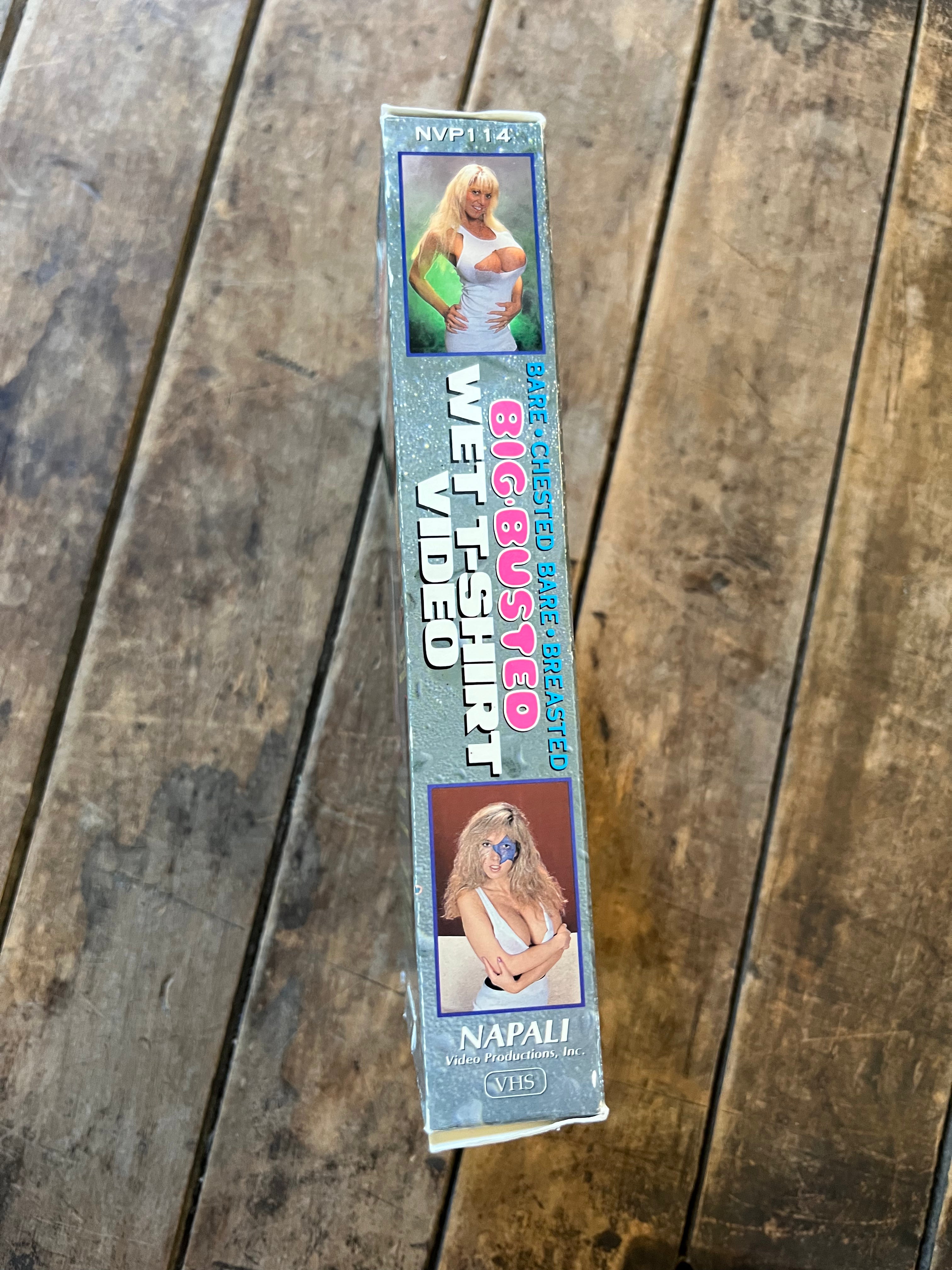 BIG BUSTED WET T-SHIRT VIDEO - Adult Movie VHS - Napali Picture