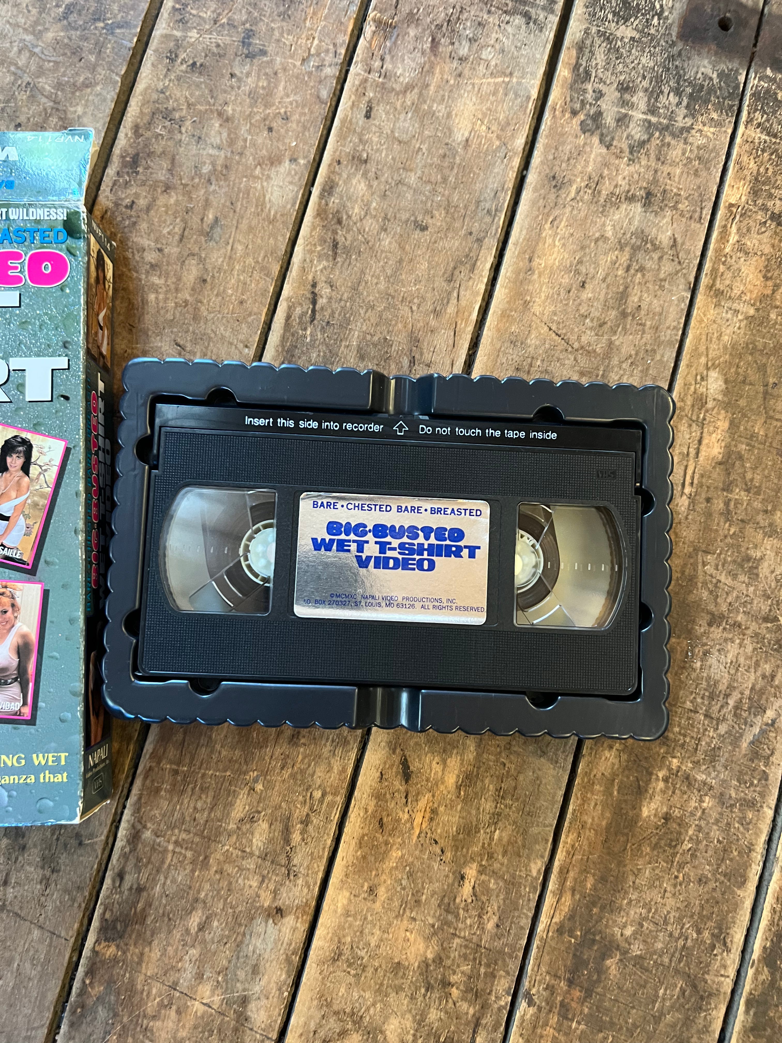 BIG BUSTED WET T-SHIRT VIDEO - Adult Movie VHS - Napali Picture