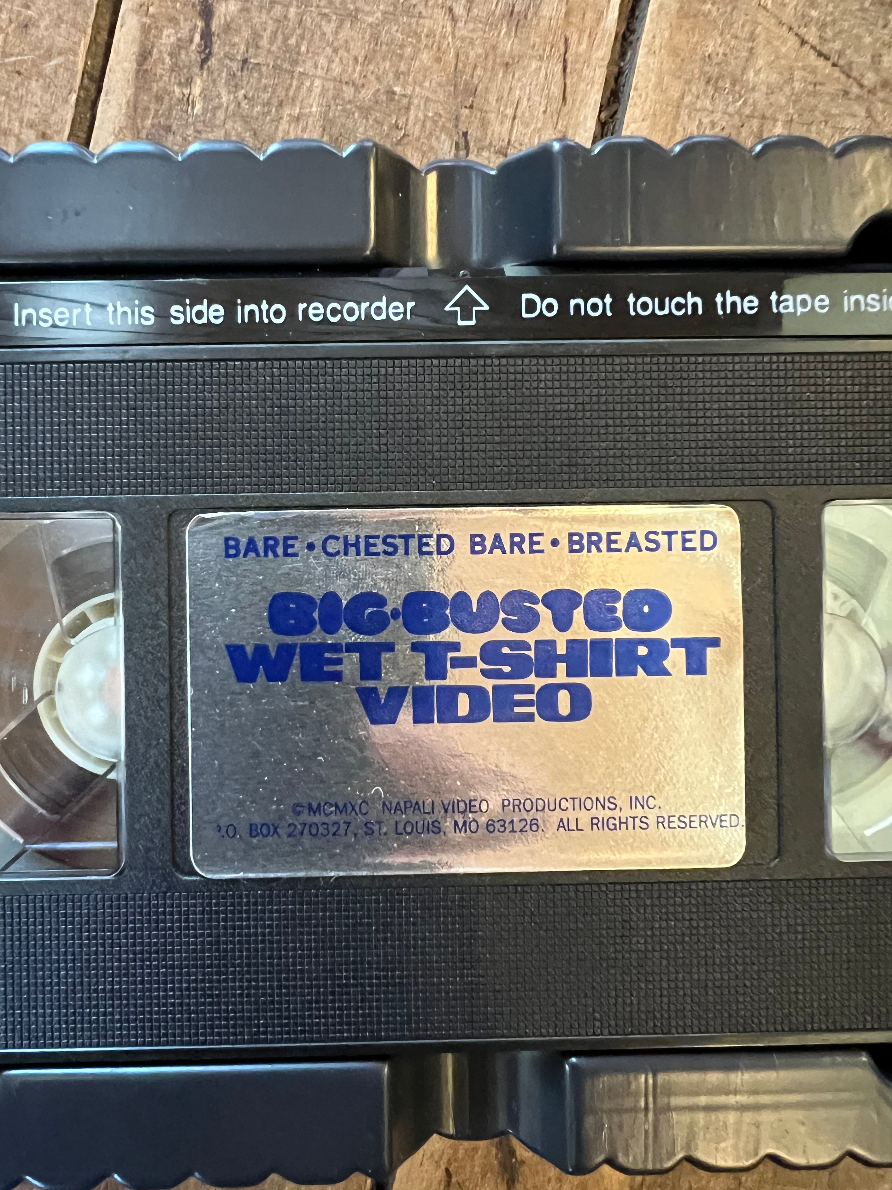 BIG BUSTED WET T-SHIRT VIDEO - Adult Movie VHS - Napali Picture
