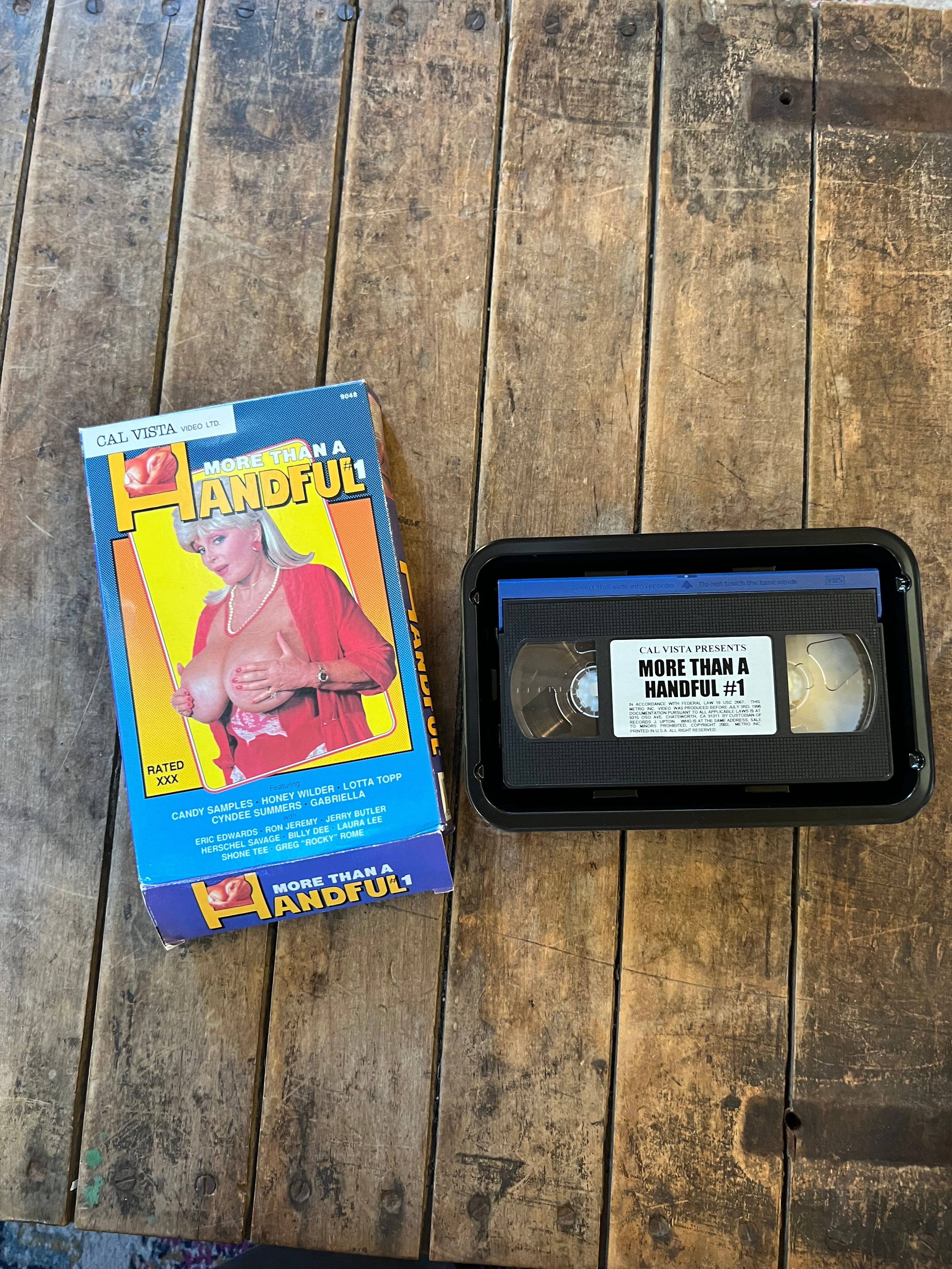 More Than A HANDFUL #1 - XXX Rated Big Box VHS - Cal Vista Video
