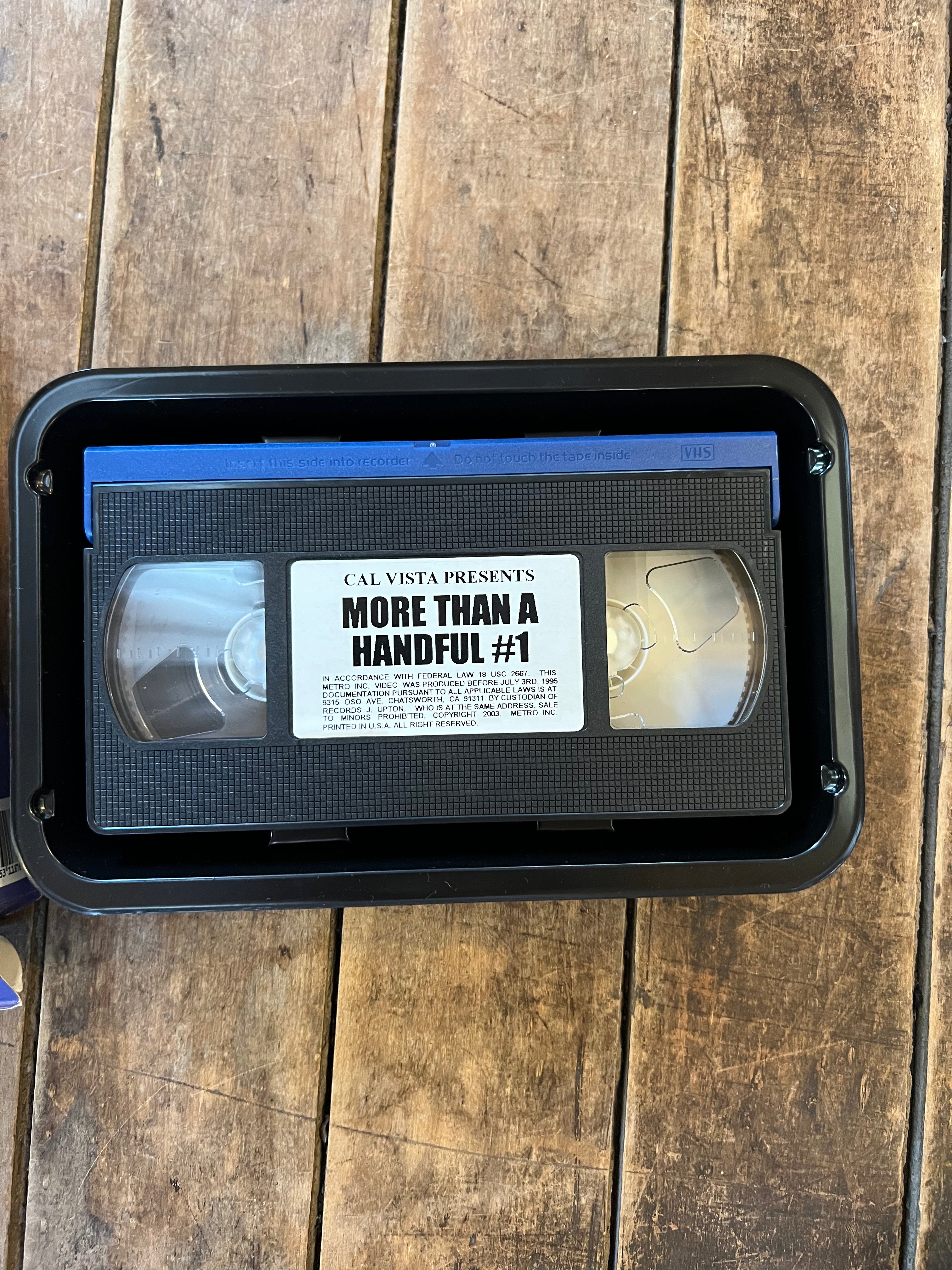 More Than A HANDFUL #1 - XXX Rated Big Box VHS - Cal Vista Video