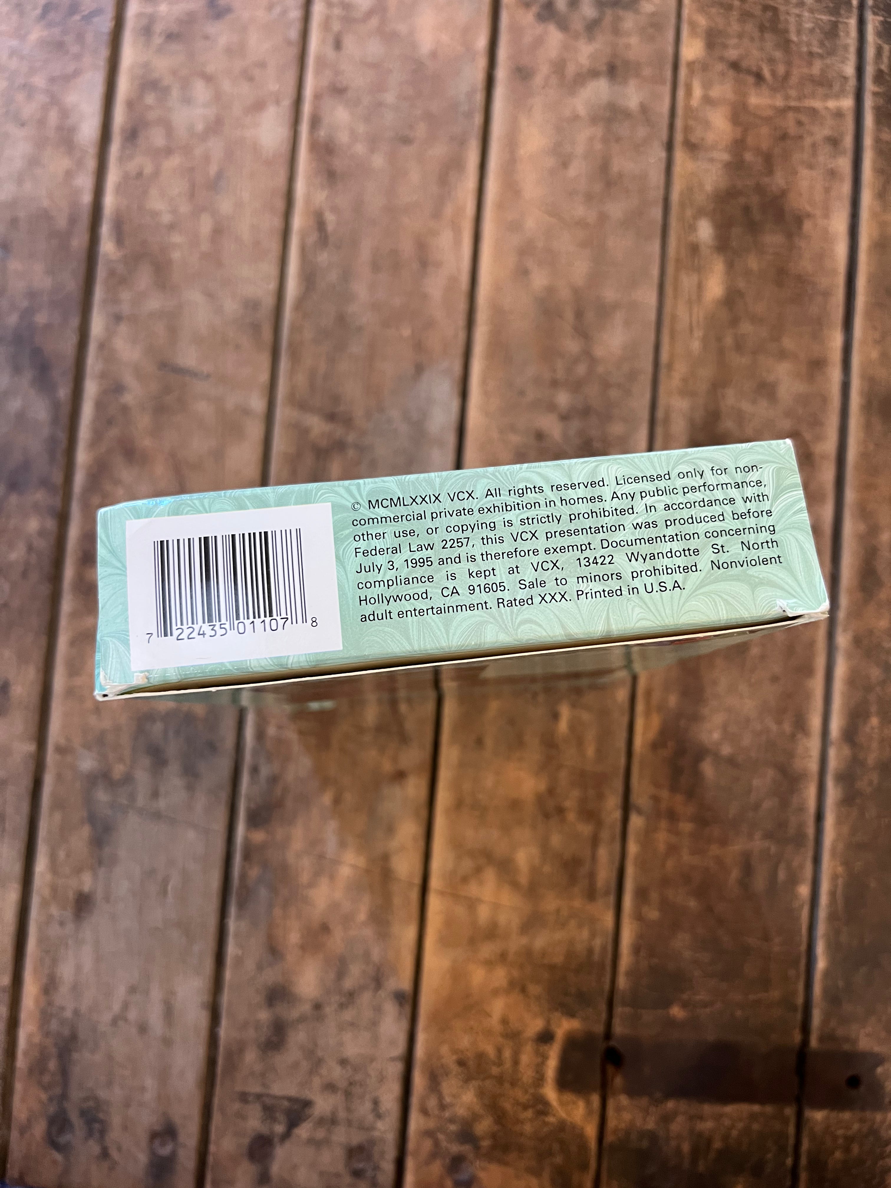 Classics - A Dirty Western- Big Box VHS Adult Movie - VCX Production