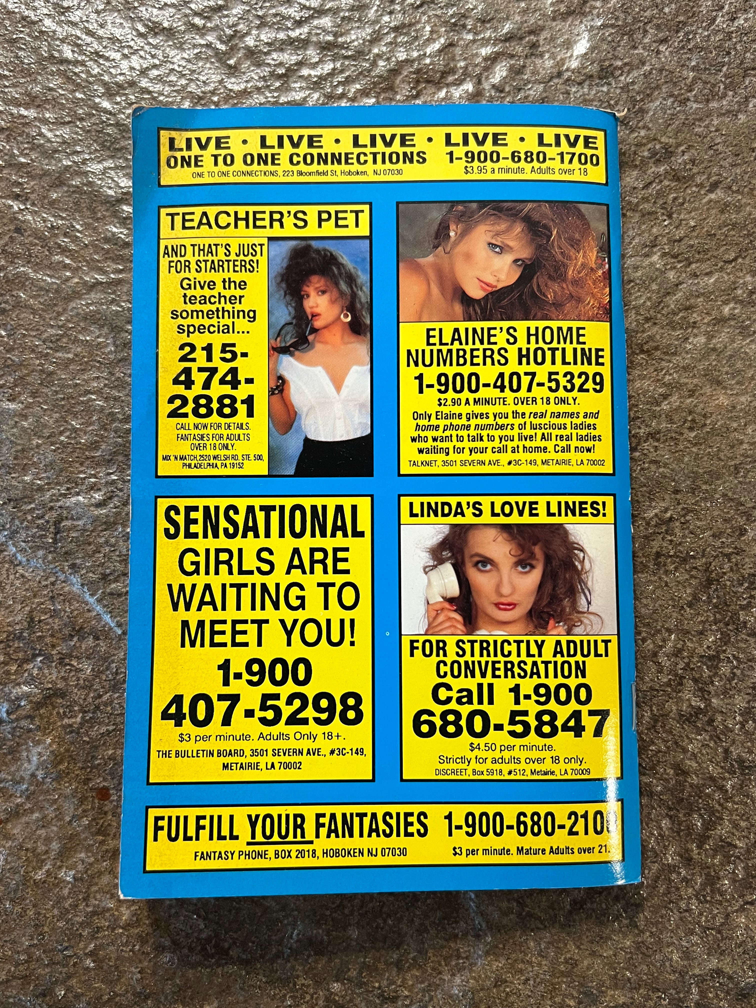WET PANTIES Magazine - December 1992 Issue