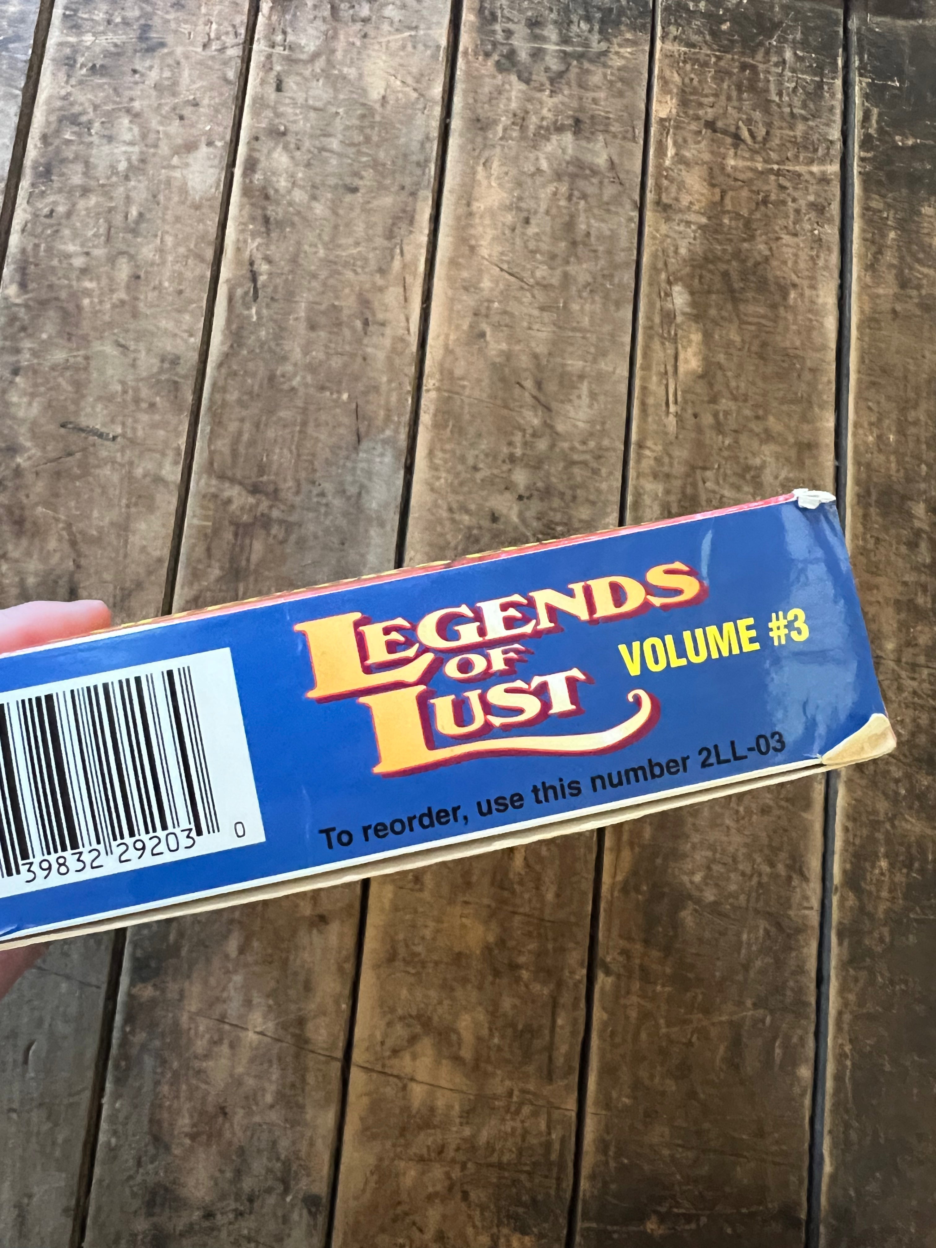 Legends of Lust Volume #3 - XXX RATED VHS - Starring Susan Hart & Taija Rea