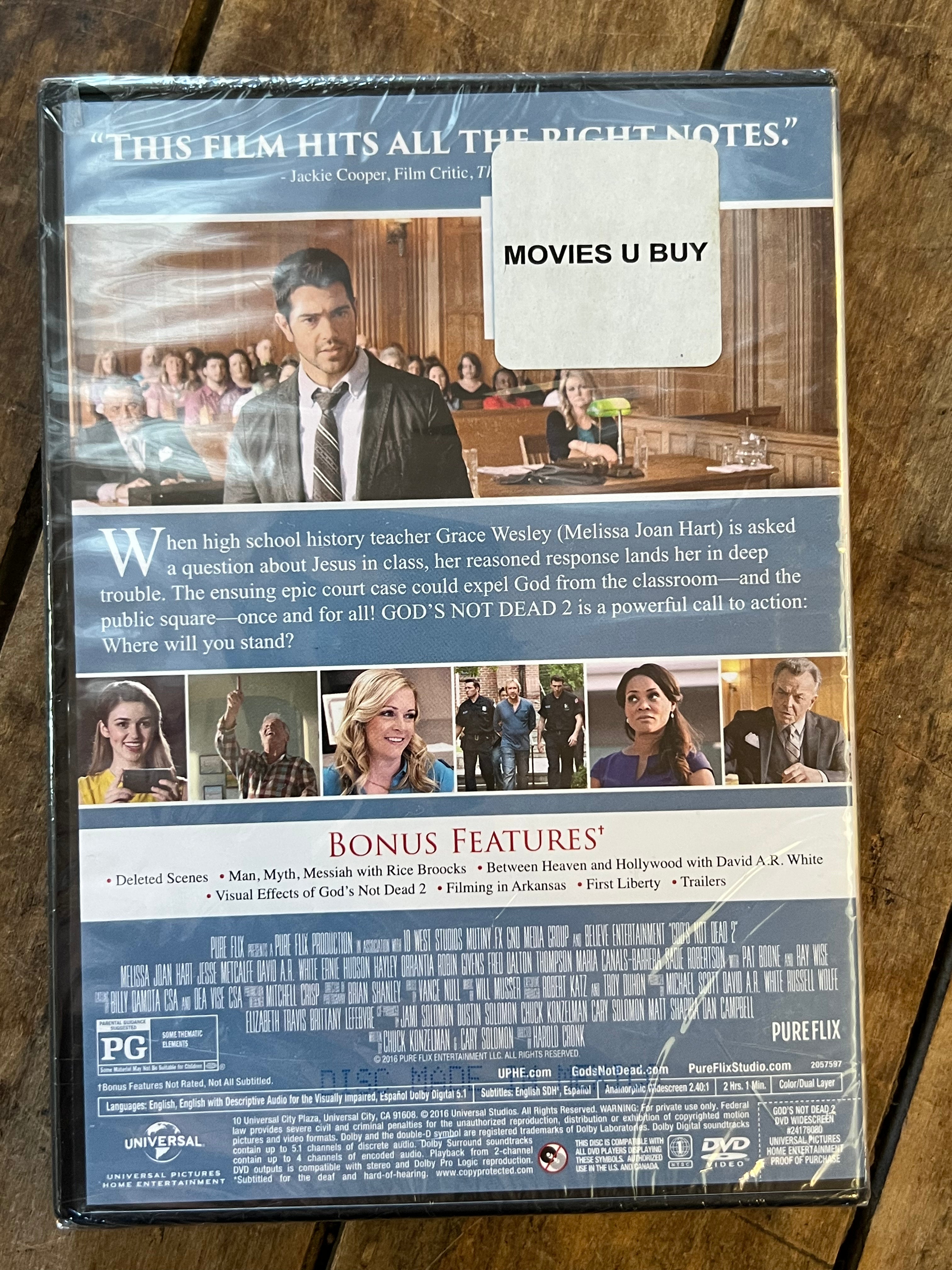 God’s Not Dead 2 ( DVD 2016 ) Melissa Joan Hart & Jesse Metcalfe - New Sealed