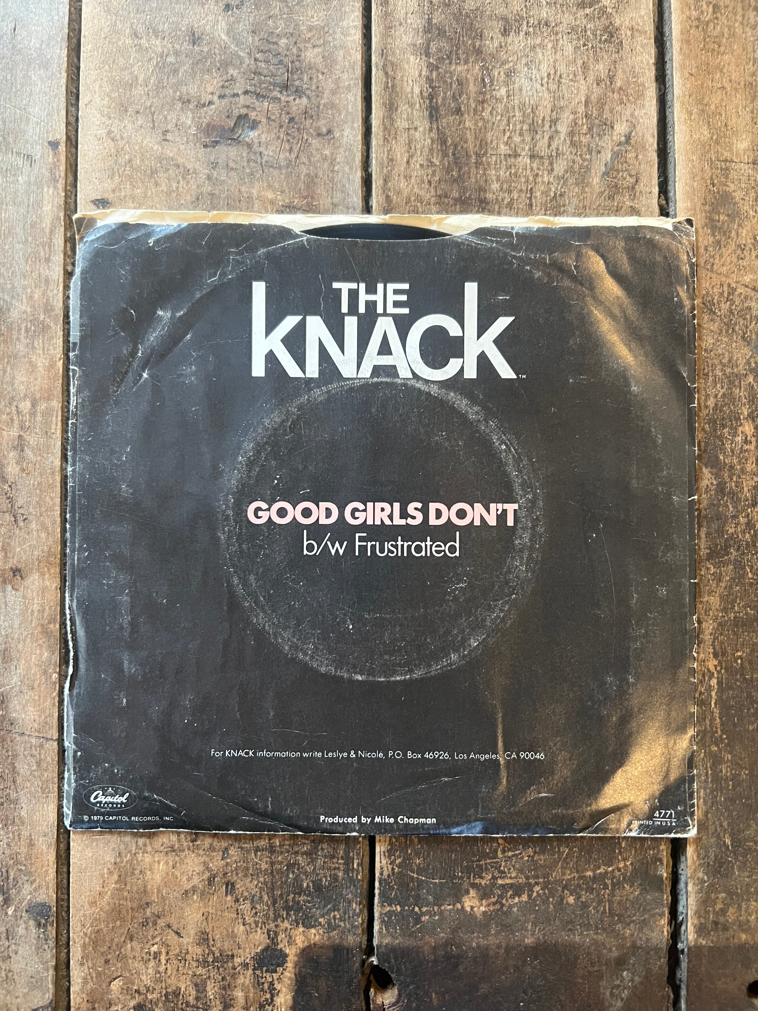 The Knack - Good Girls Don’t - 1979 Capitol Records - 45 Record Vinyl Album