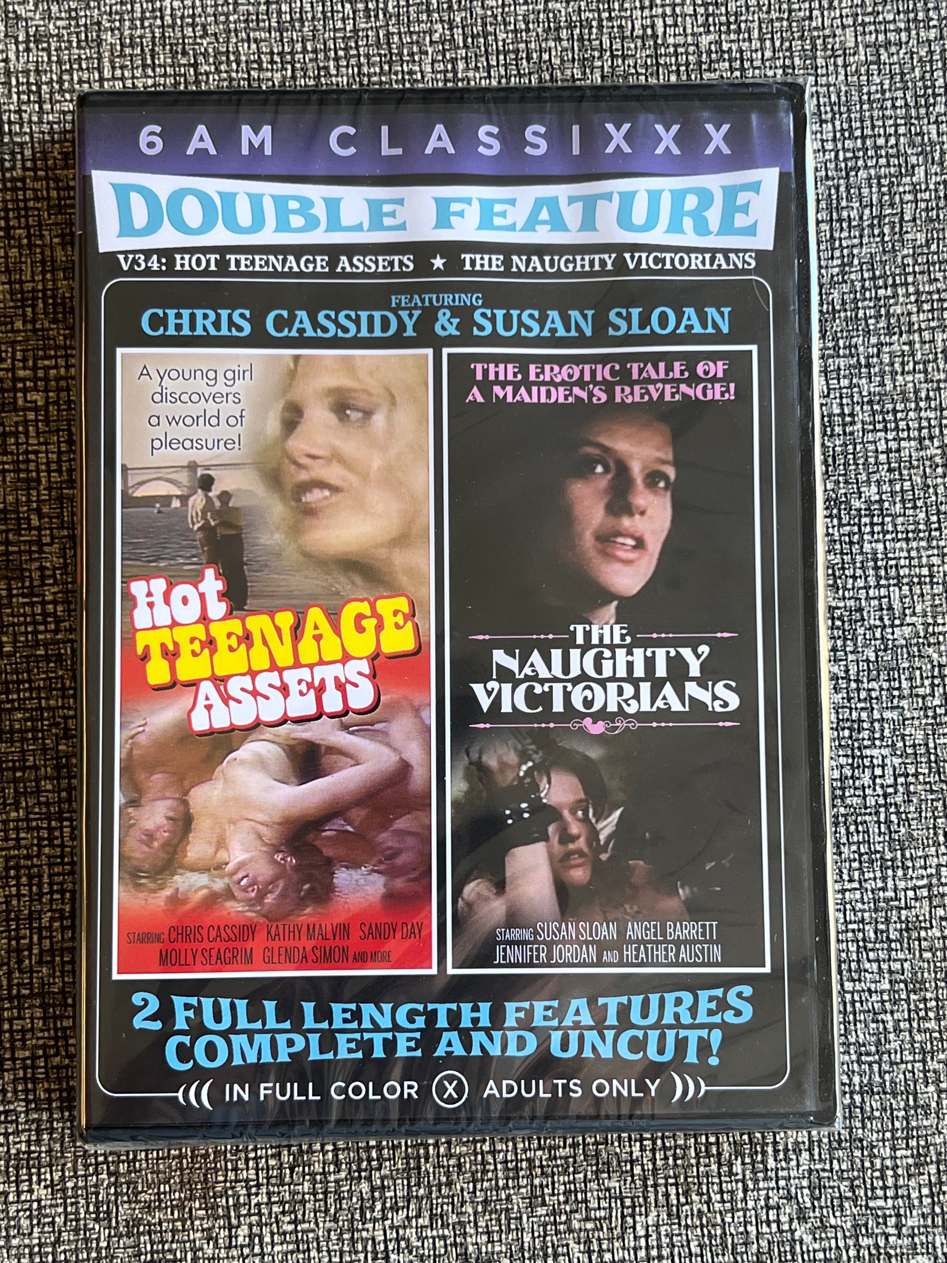 Double Feature 34 - Hot Teenage Assets and The Naughty Victorians - DVD - 6am Classixxx