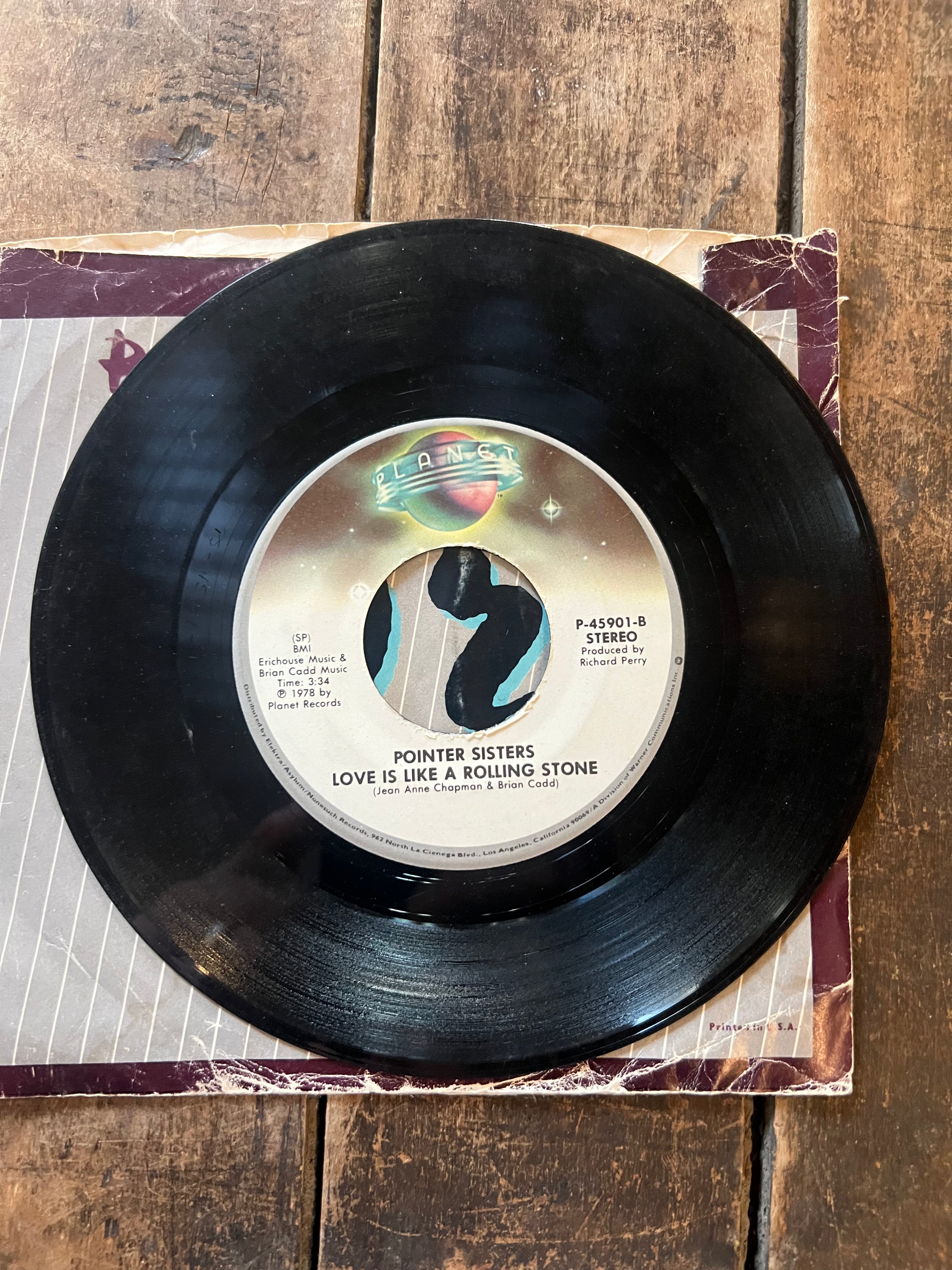 Pointer Sisters - FIRE - from the album ENERGY- 1978 Planet Records - 45 Record Vinyl Album