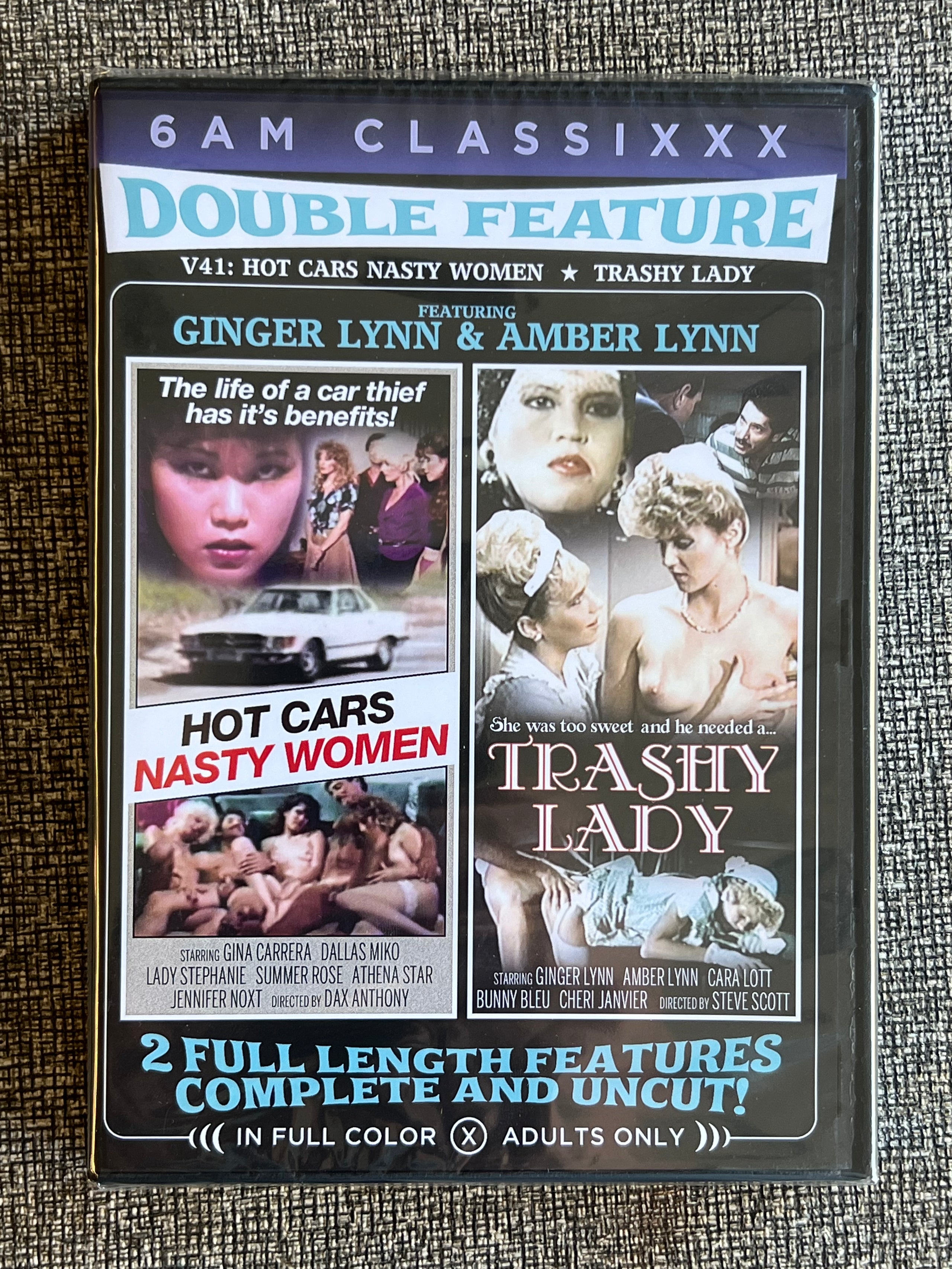 Double Feature 41 - Hot Cars Nasty Women and Trashy Lady - DVD - 6am Classixxx