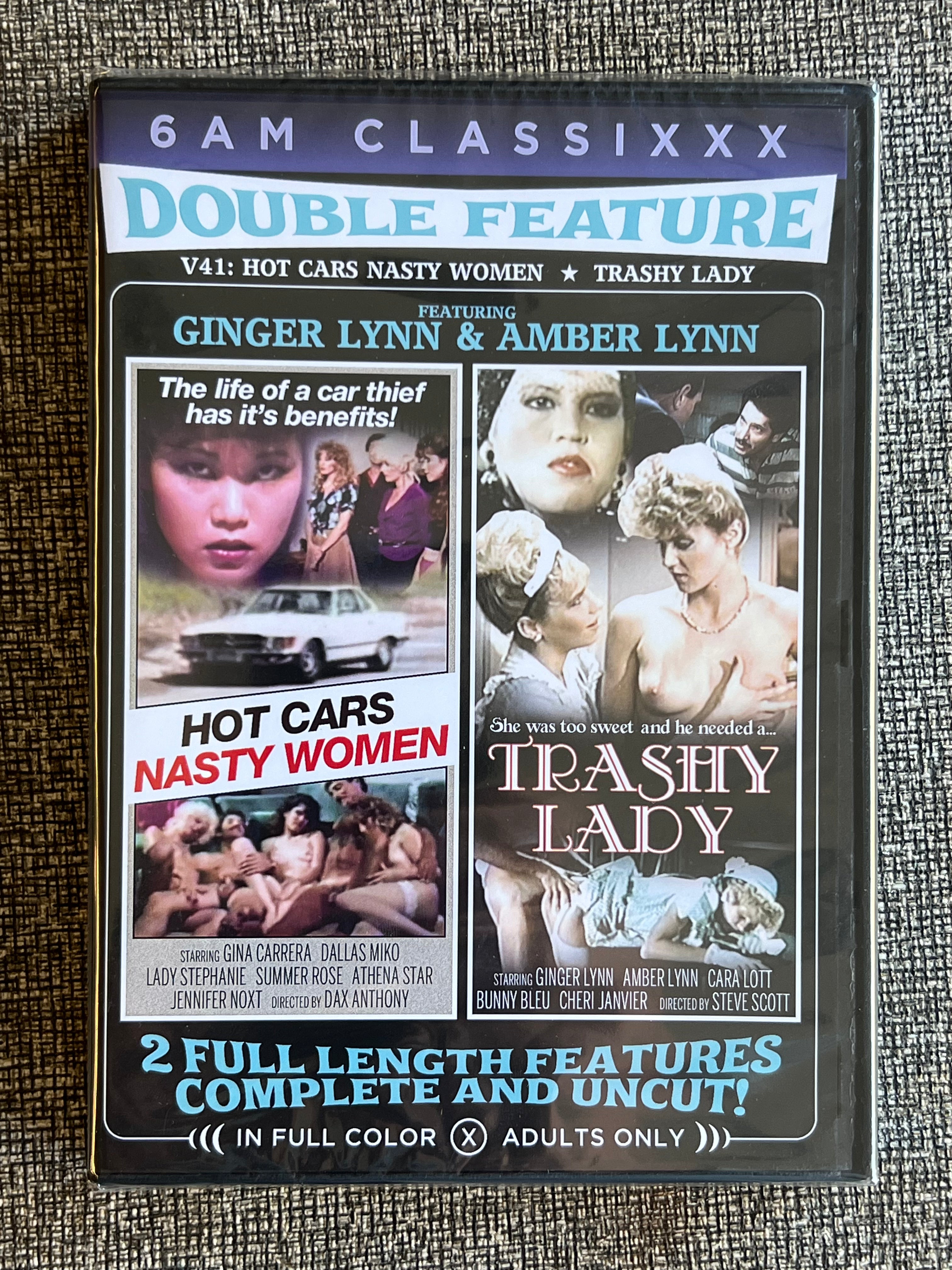 Double Feature 41 - Hot Cars Nasty Women and Trashy Lady - DVD - 6am Classixxx