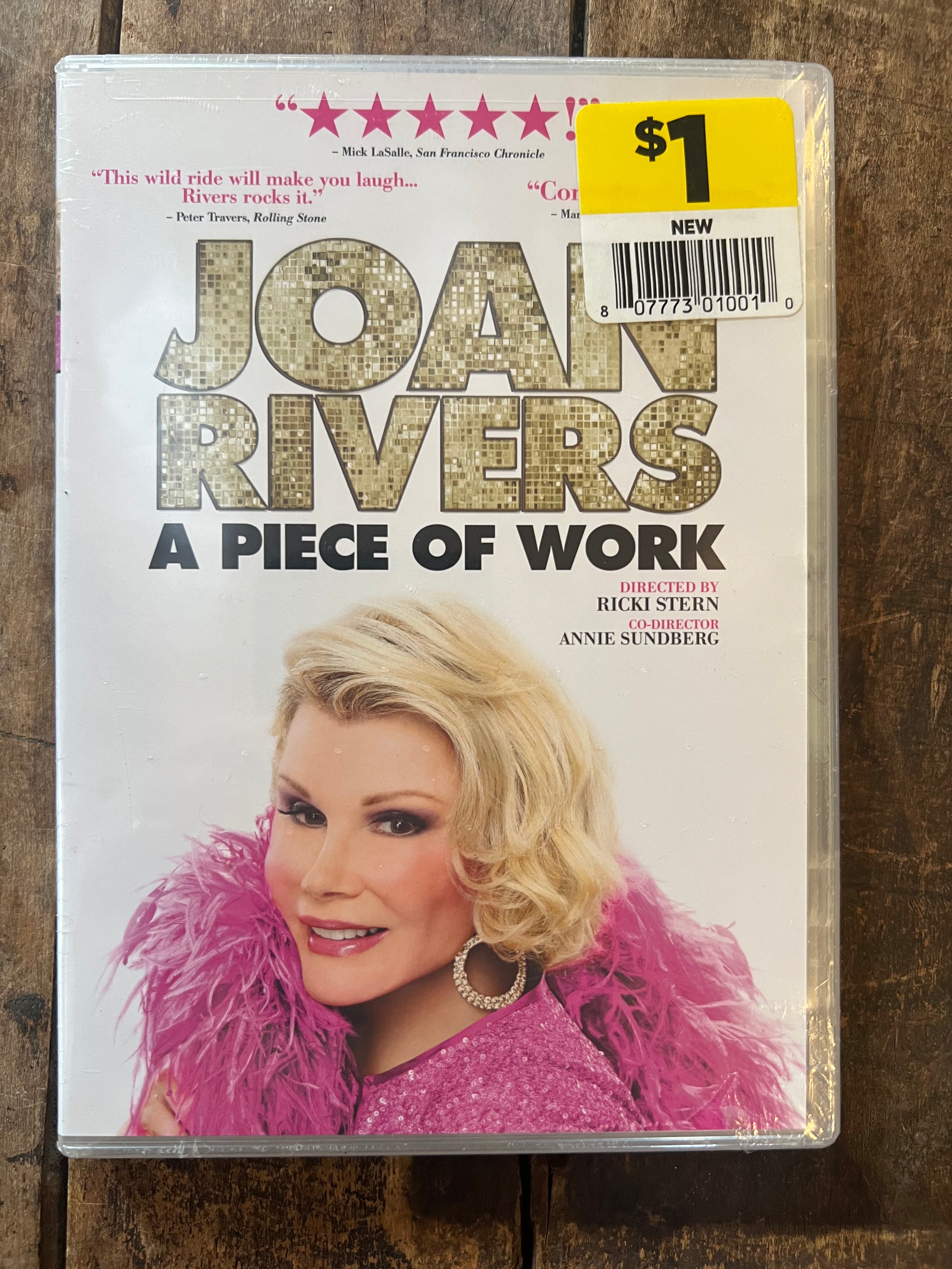 Joan Rivers: A Piece Of Work ( DVD 2010 ) Melissa Rivers - New Sealed Movie