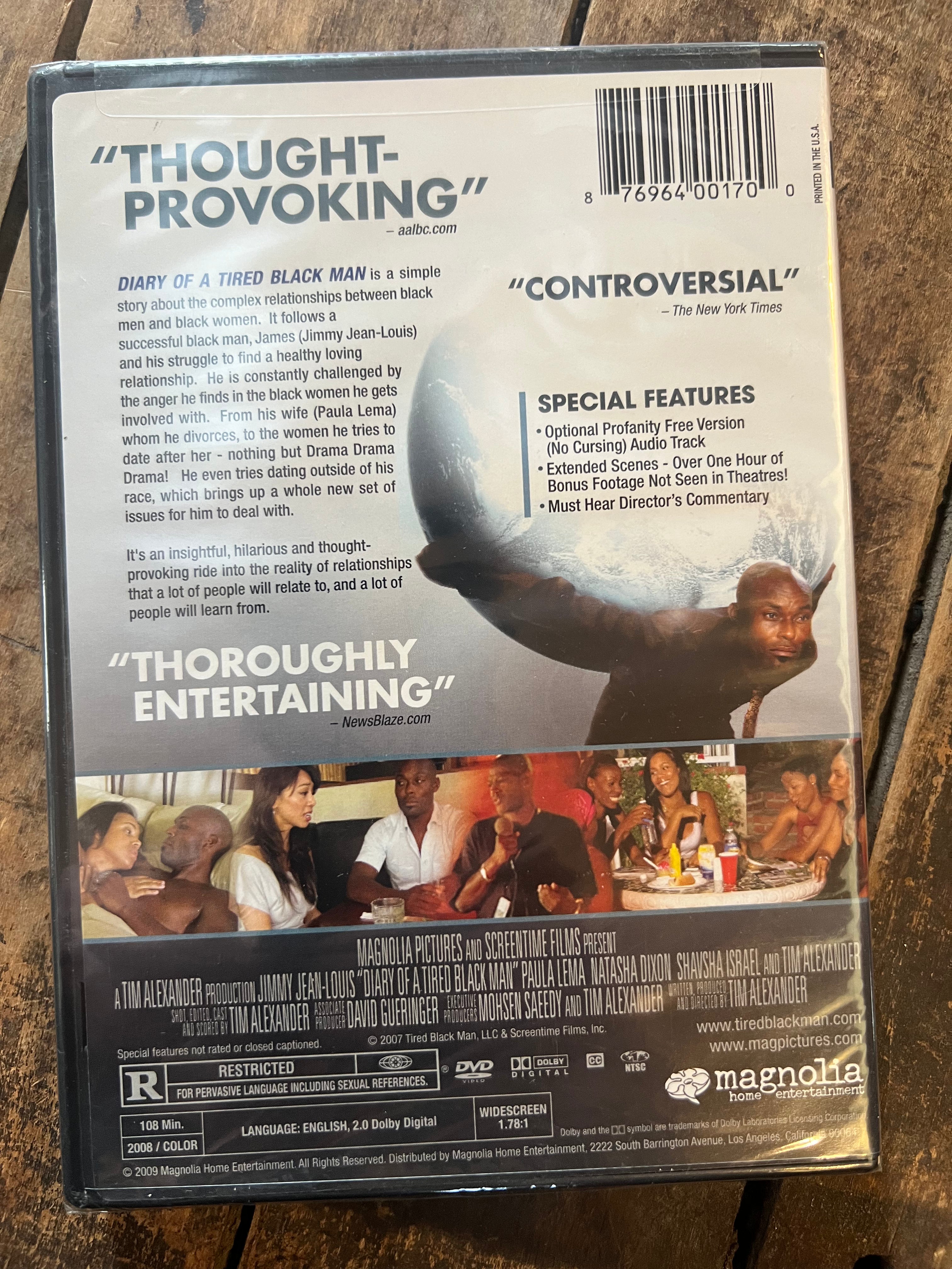 Diary Of A Tired Black Man ( DVD 2008 ) Jimmy Jean Louis - New Sealed Movie