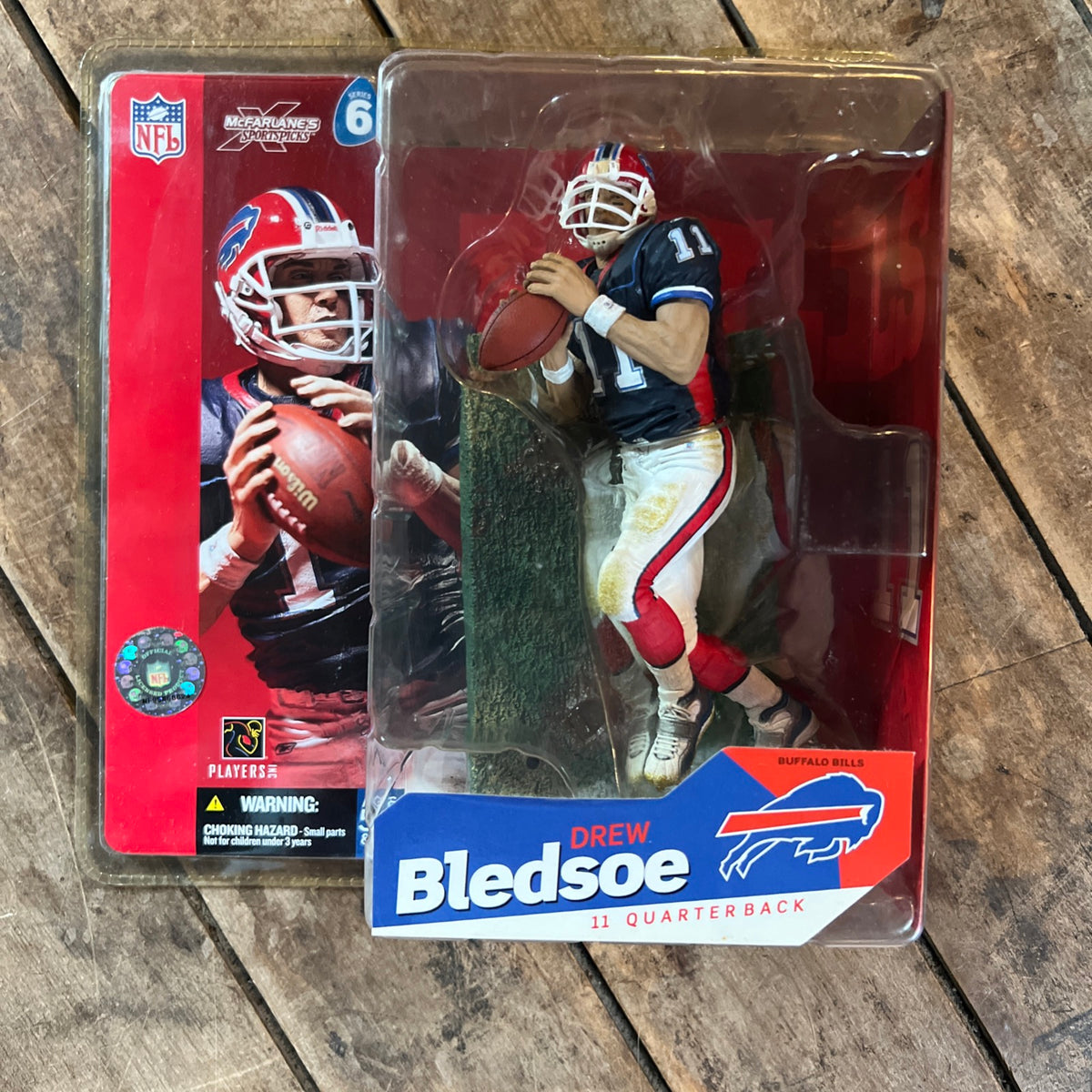 2003 McFarlane’s Toys X Sports Picks - NFL Buffalo Bills Drew Bledsoe Action Figure