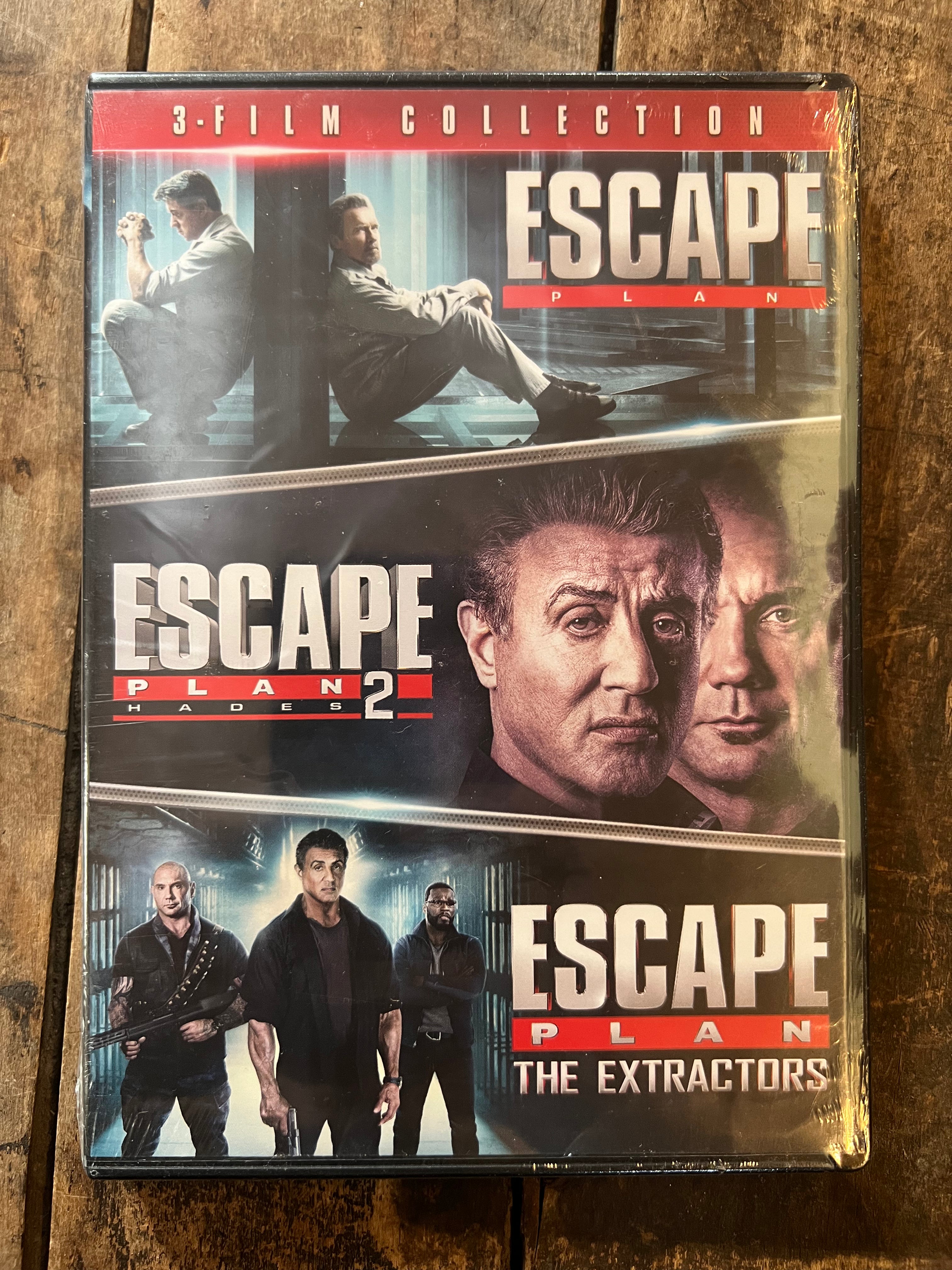 Escape Plan / 3 Film Collection ( DVD ) Sylvester Stallone - New Sealed Movie