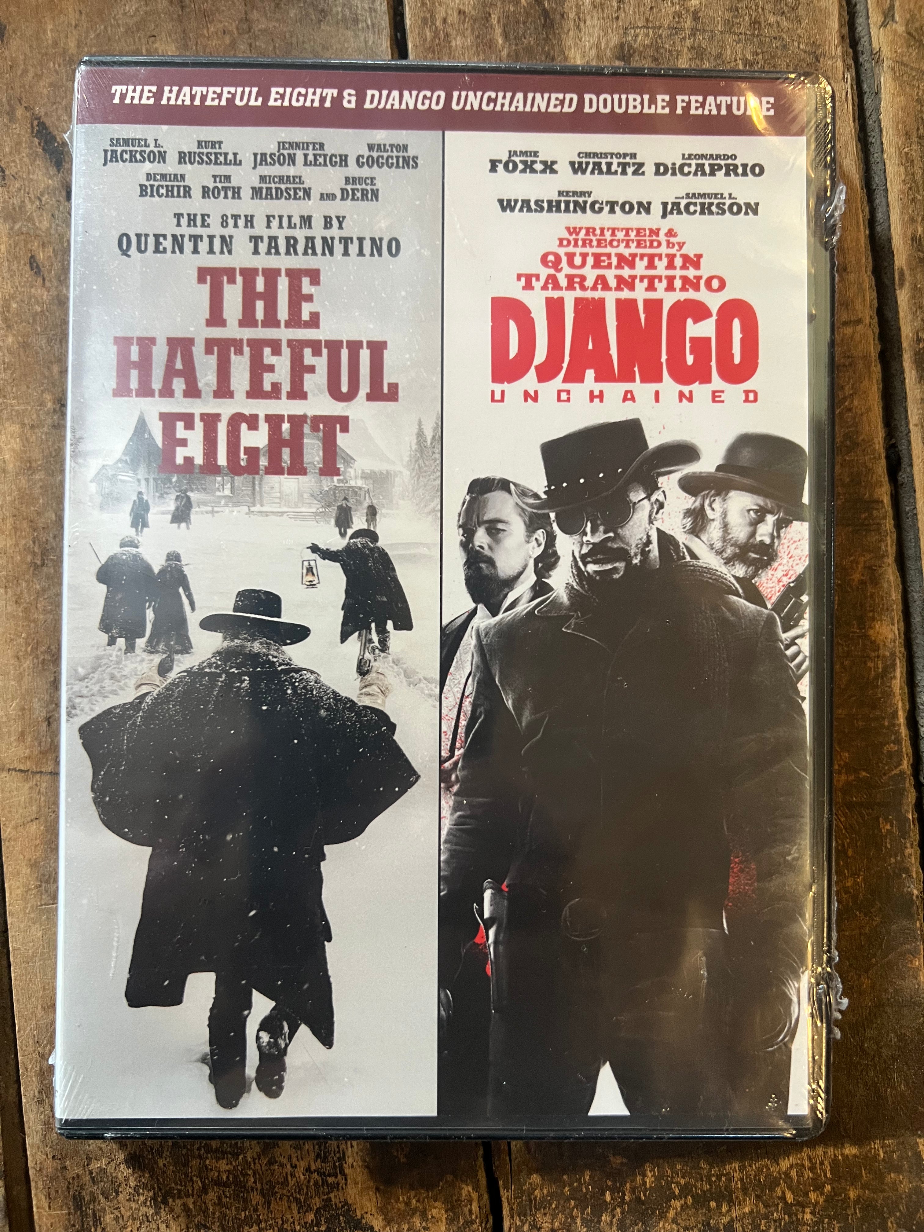 The Hateful Eight / Django Unchained ( DVD Double Feature ) New Sealed Movie