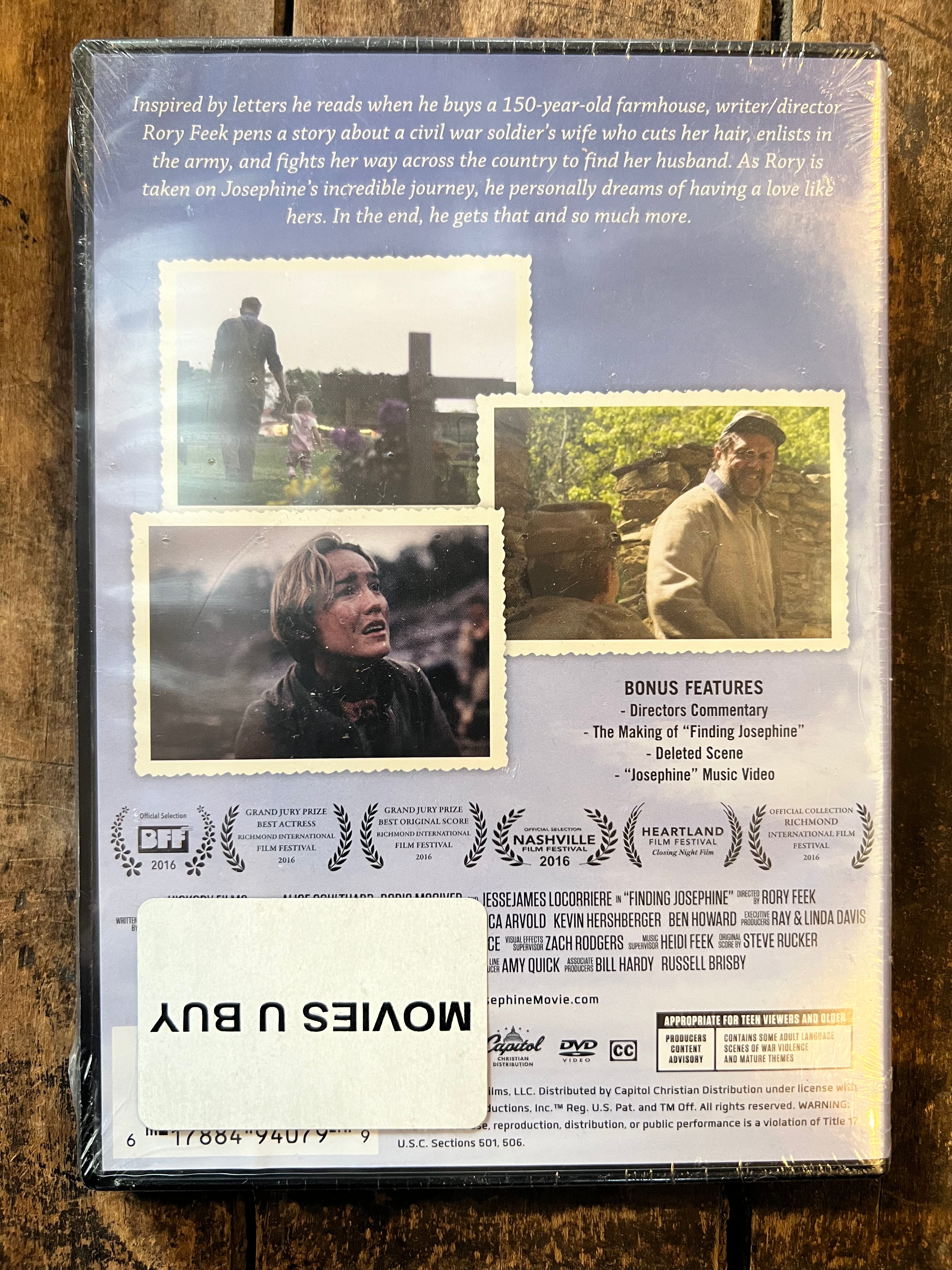 Finding Josephine ( DVD 2016 ) From Director Rory Feek - New Sealed Movie