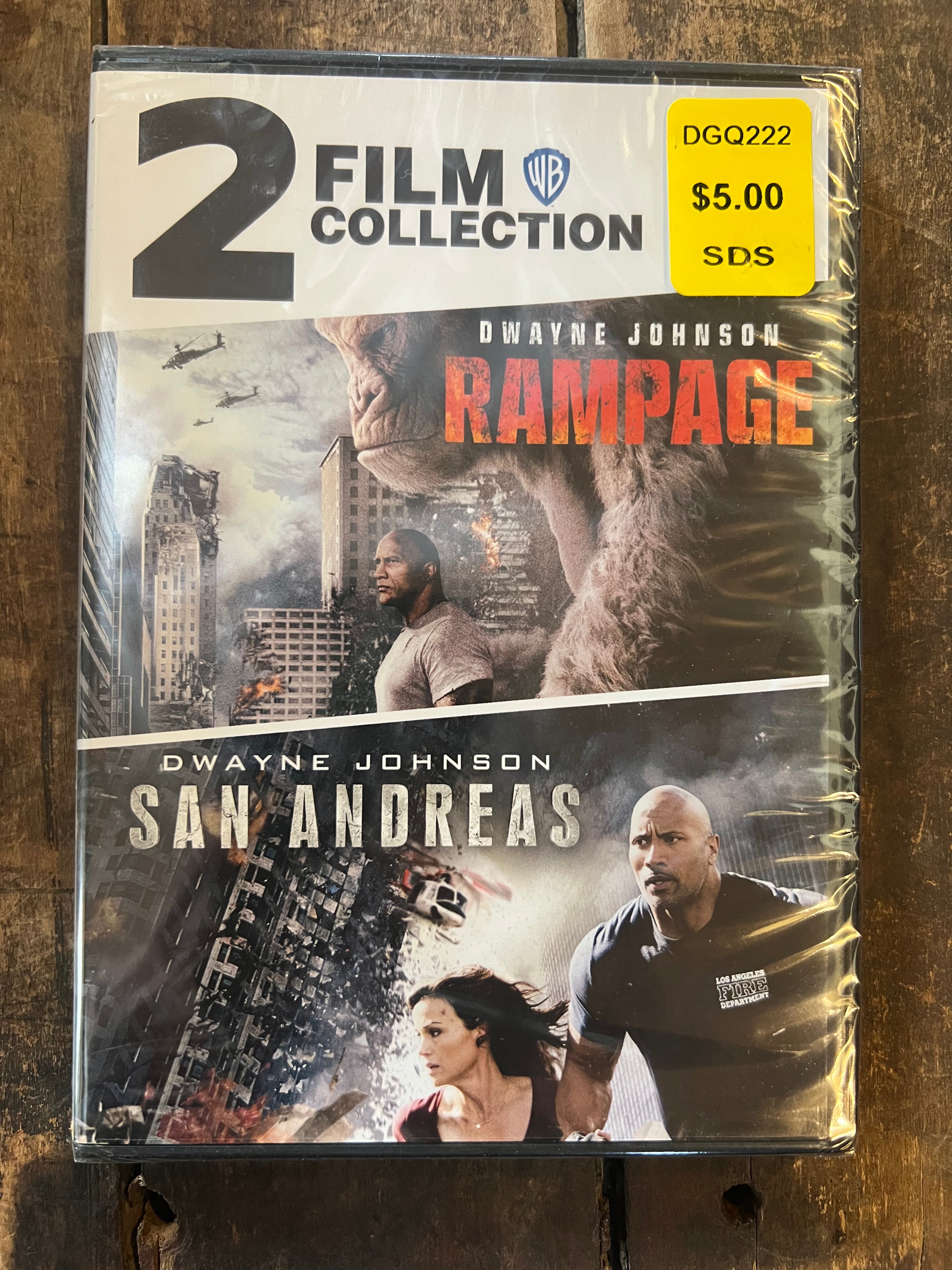 Dwayne Johnson - Rampage / San Andreas ( DVD 2 Film Collection )