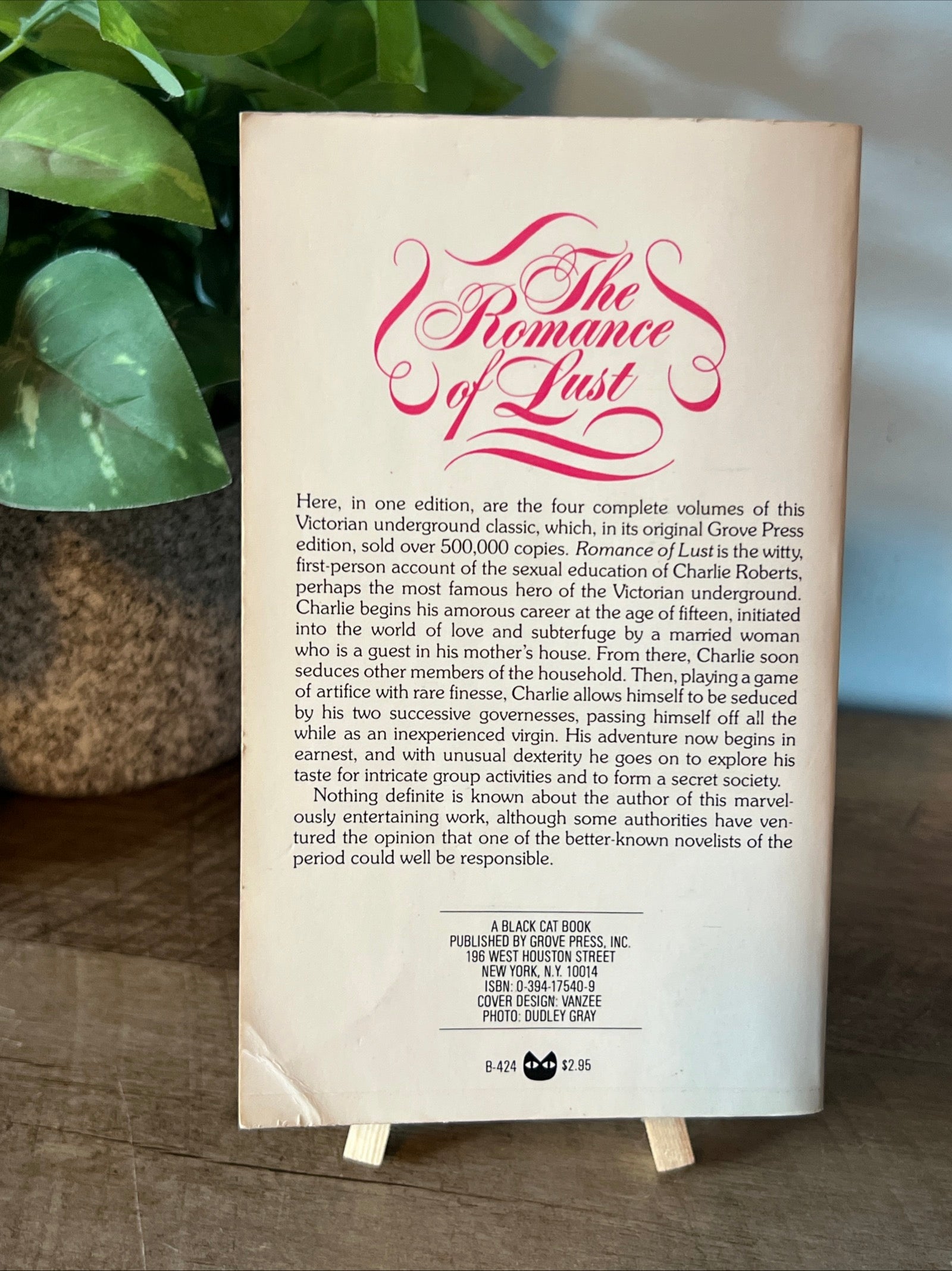 The Romance Of Lust - Paperback Erotica - Grove Press Edition 1968