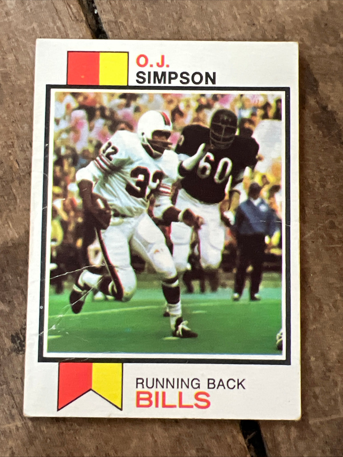 1973 Topps - O.J. Simpson #500 - NFL Buffalo Bills Football Card