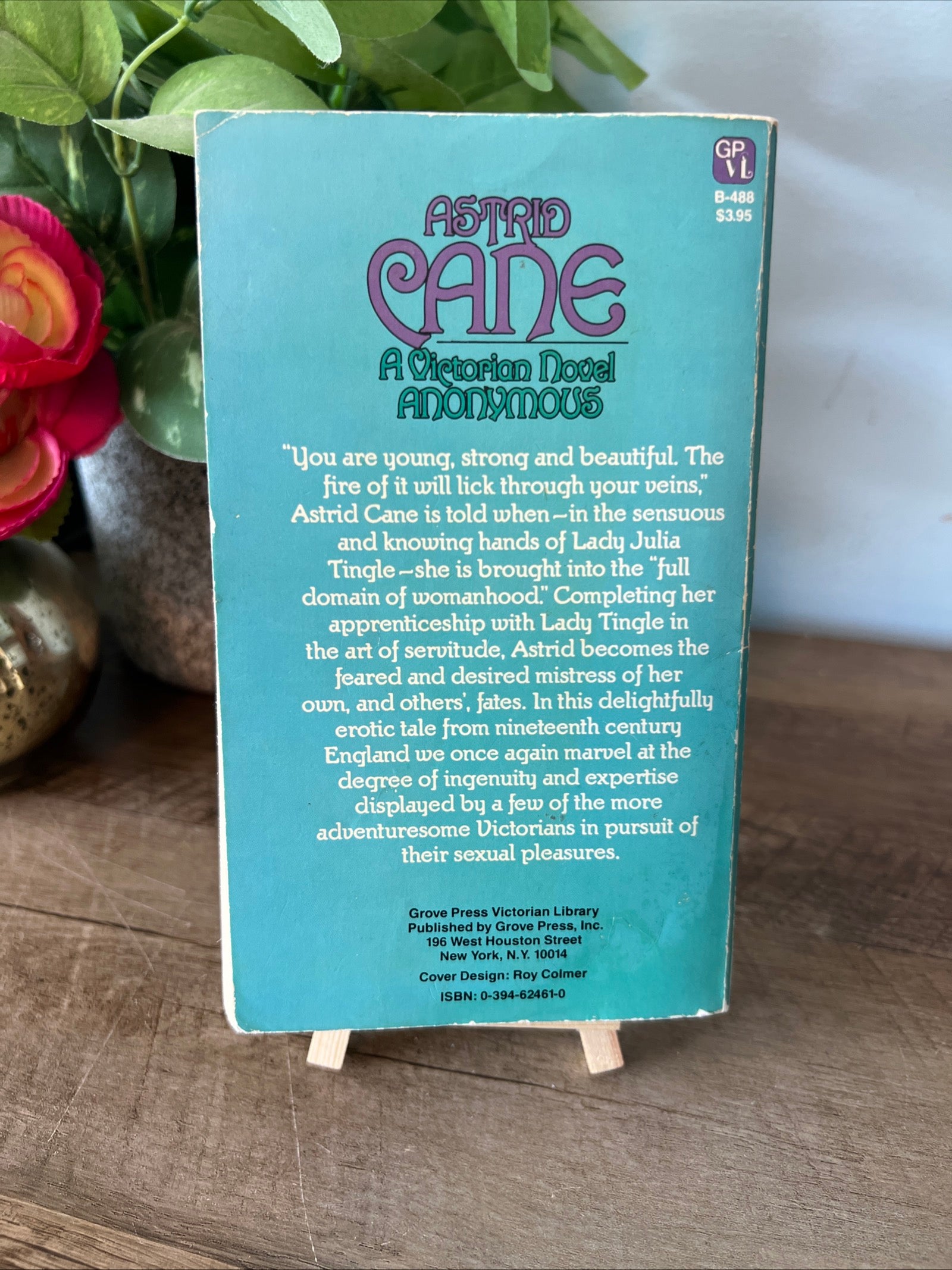 Astrid Cane: A Victorian Novel by Anonymous - Erotica Grove Press Paperback 1983