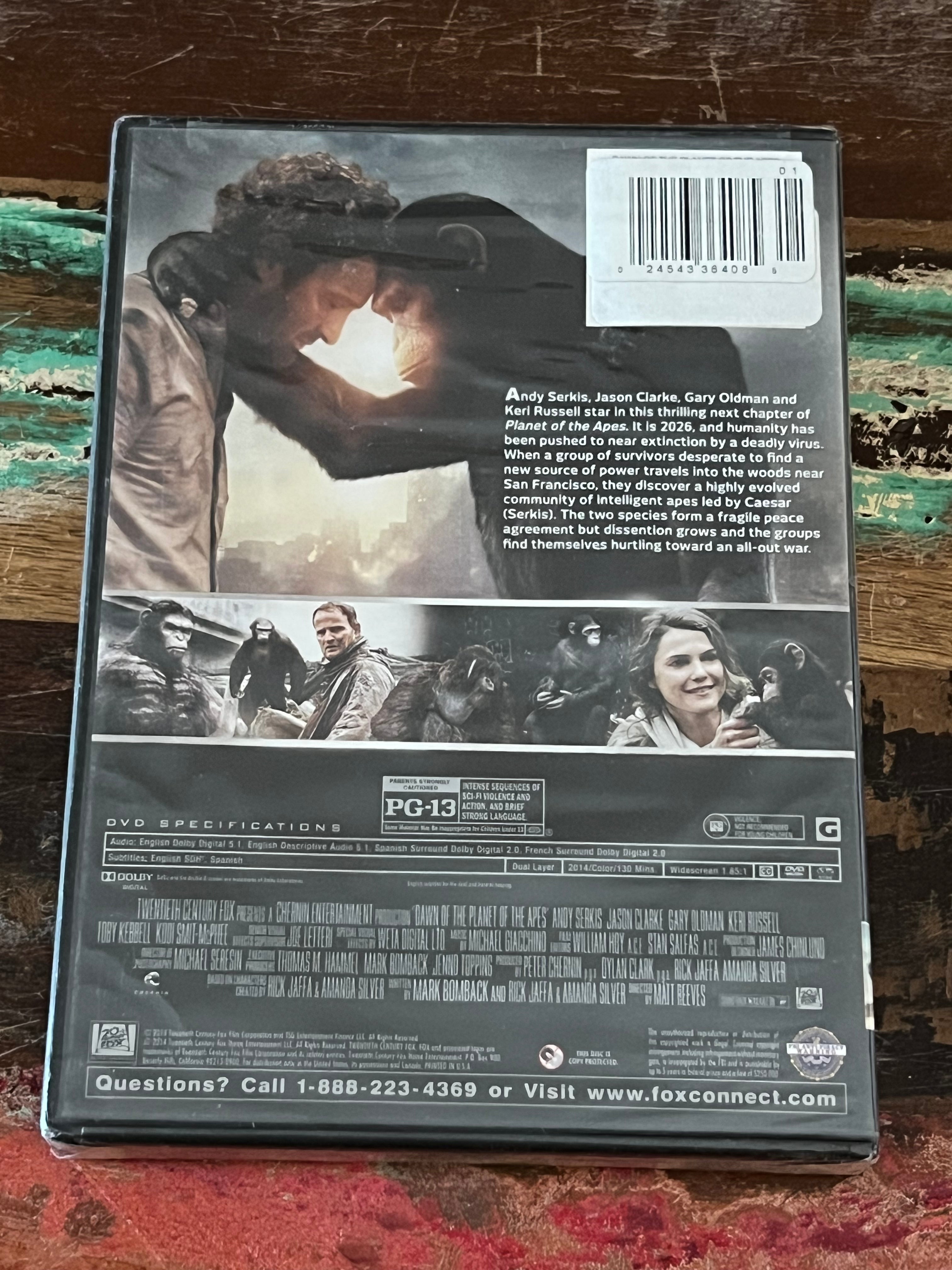 Dawn Of The Planet Of The Apes ( DVD 2014 ) Keri Russell - New Sealed Movie