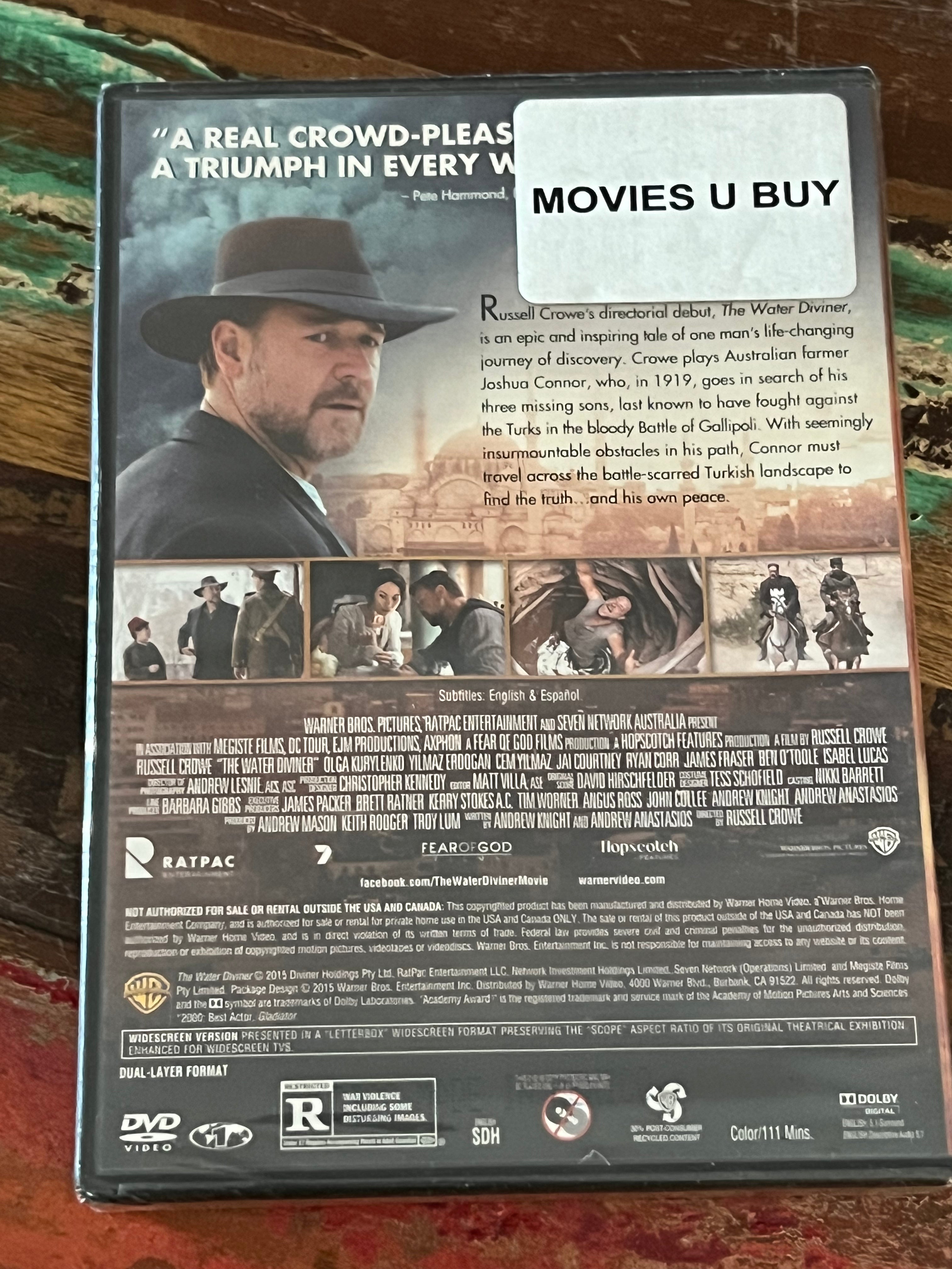 The Water Diviner( DVD 2014 ) Russell Crowe- New Sealed Movie