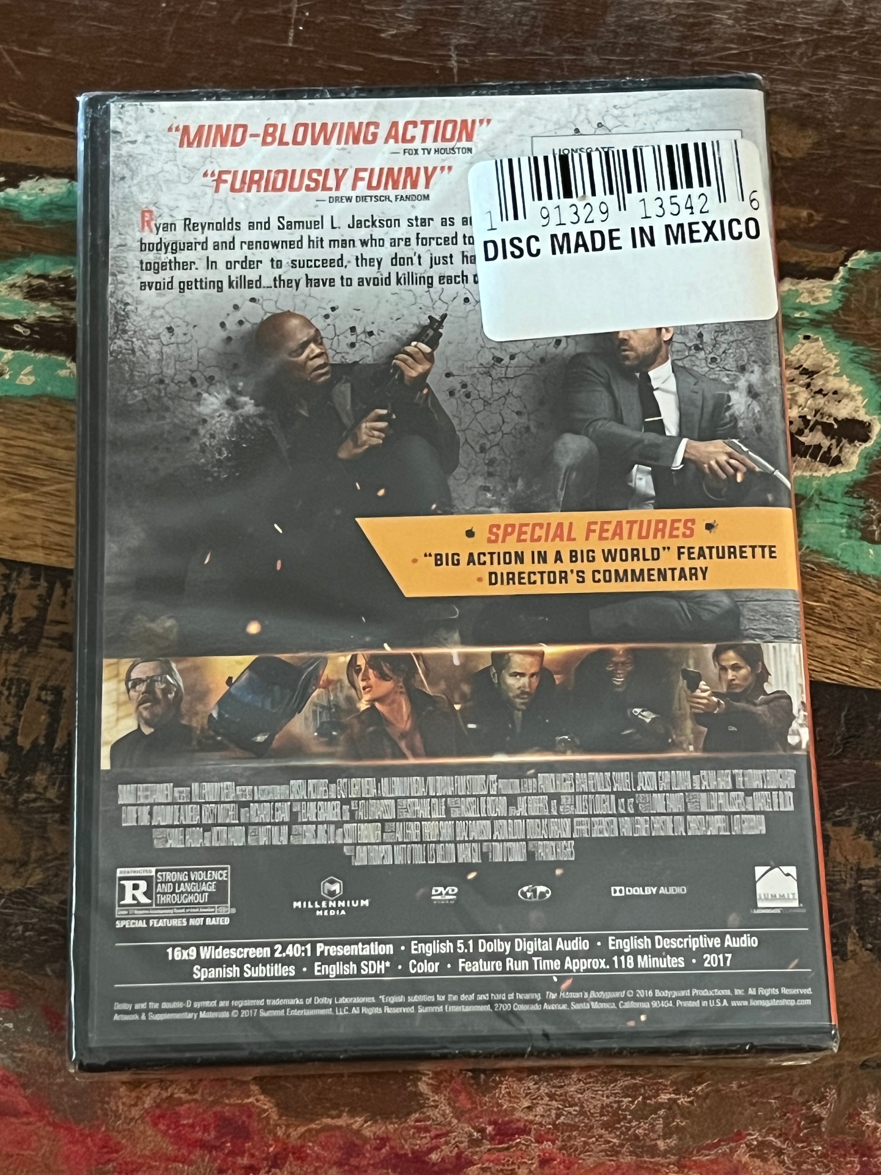 The Hitman’s Bodyguard ( DVD 2017 ) Ryan Reynolds, Samuel L Jackson & Salma Hayek - New Sealed Movie