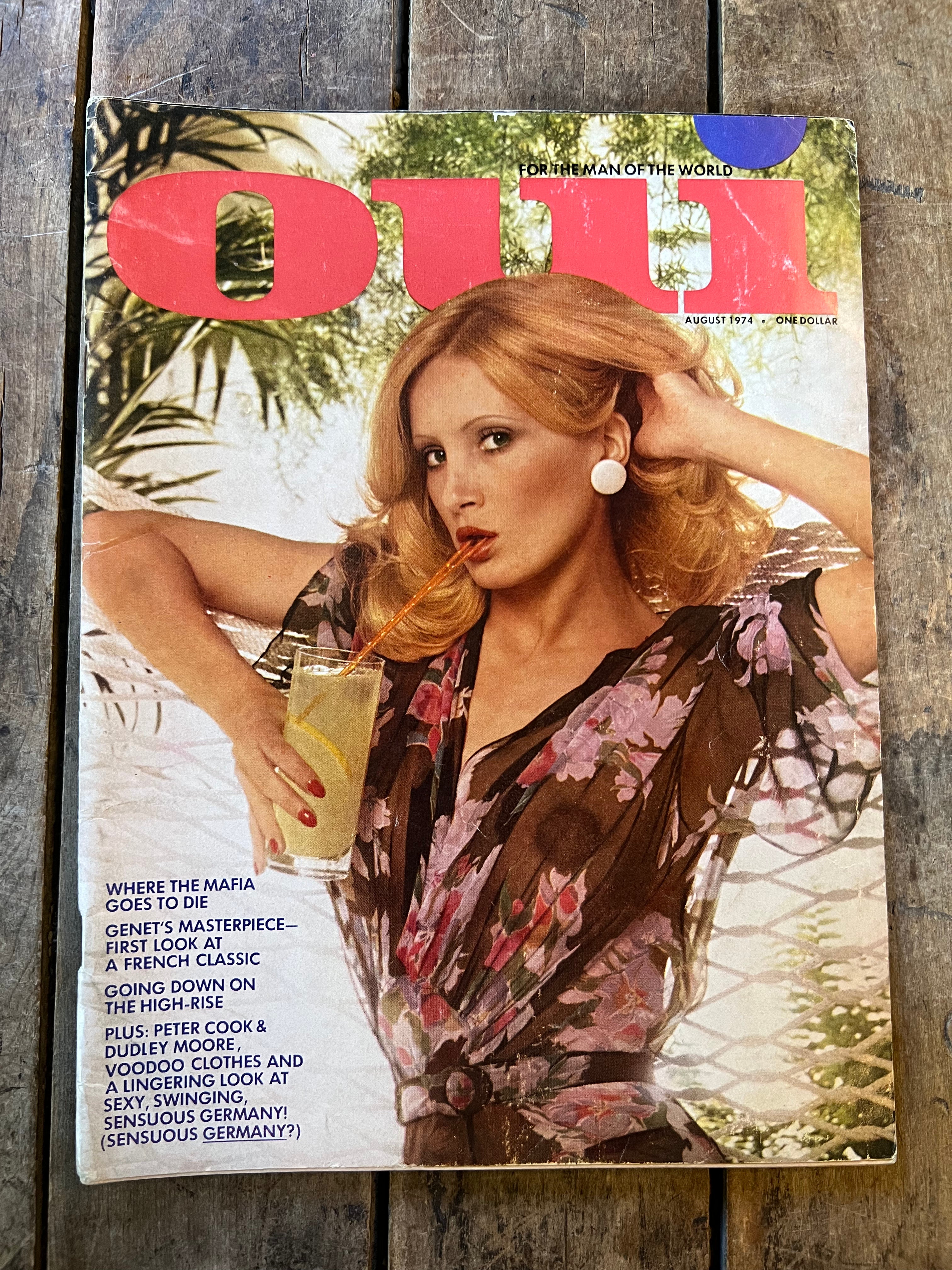 OUI Magazine “ For The Man of The World ” August 1974 Issue