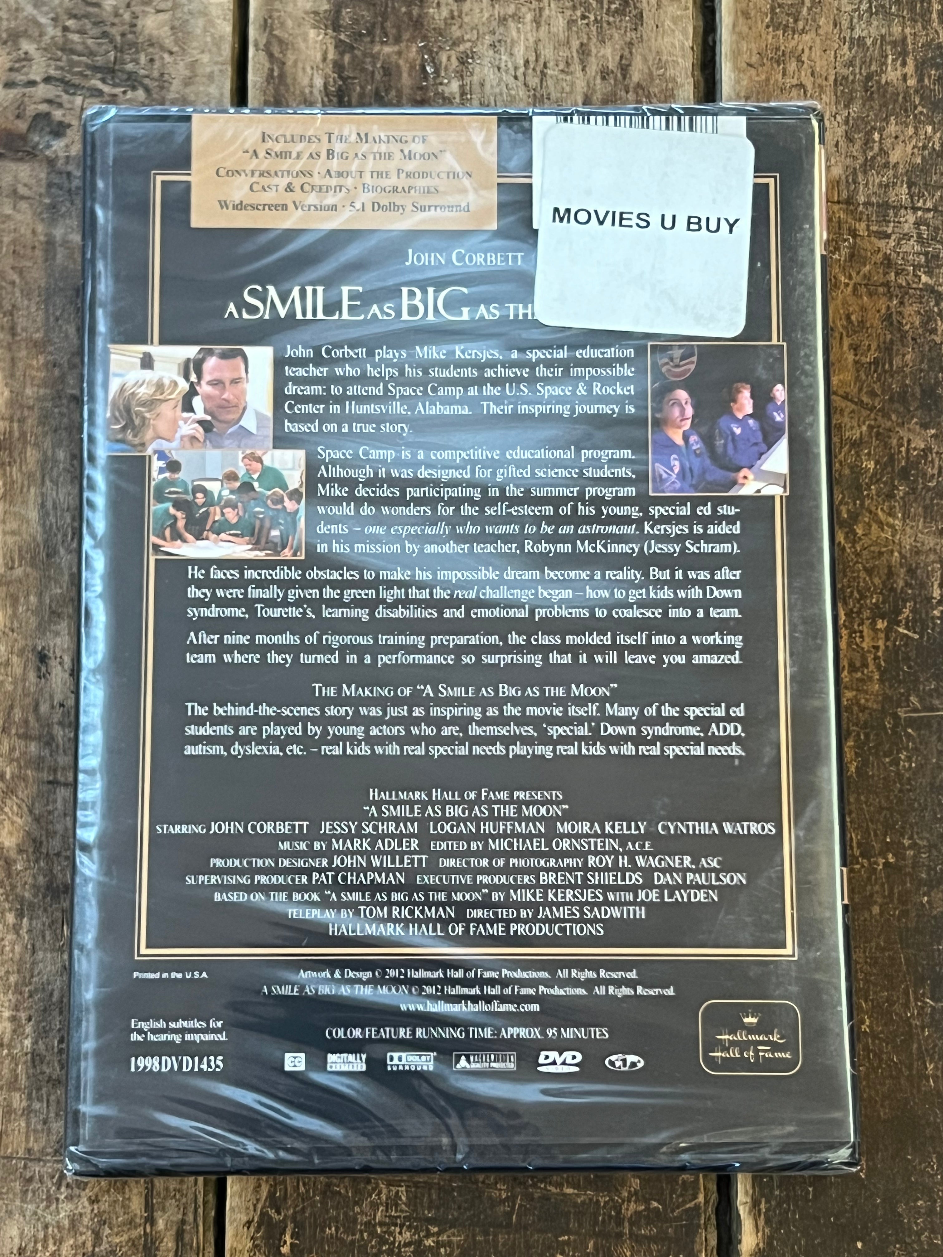 A Smile As Big As The Moon ( DVD 2012) Hallmark Hall Of Fame Movie - New Sealed