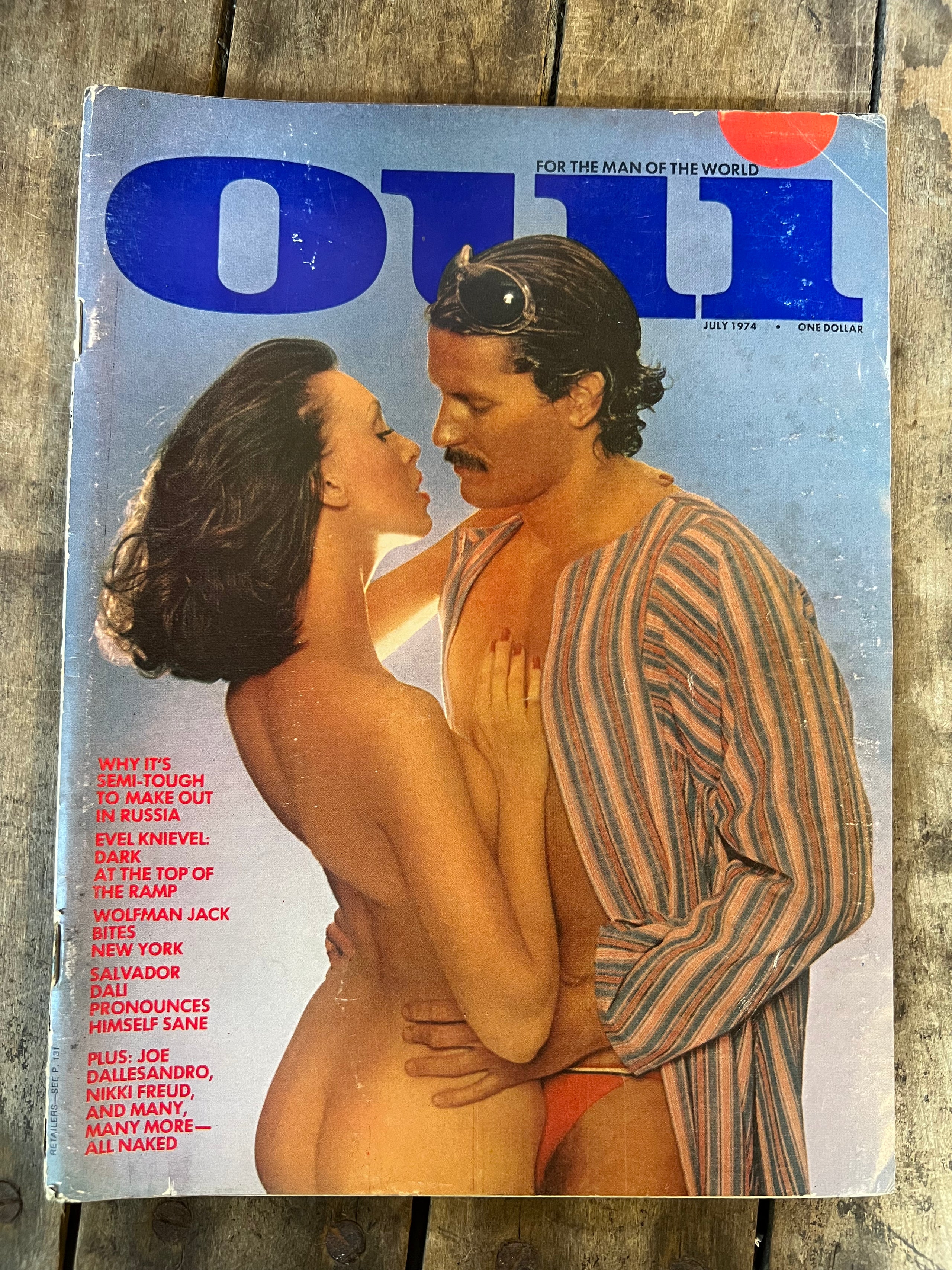 OUI Magazine “ For The Man of The World ” July 1974 Issue