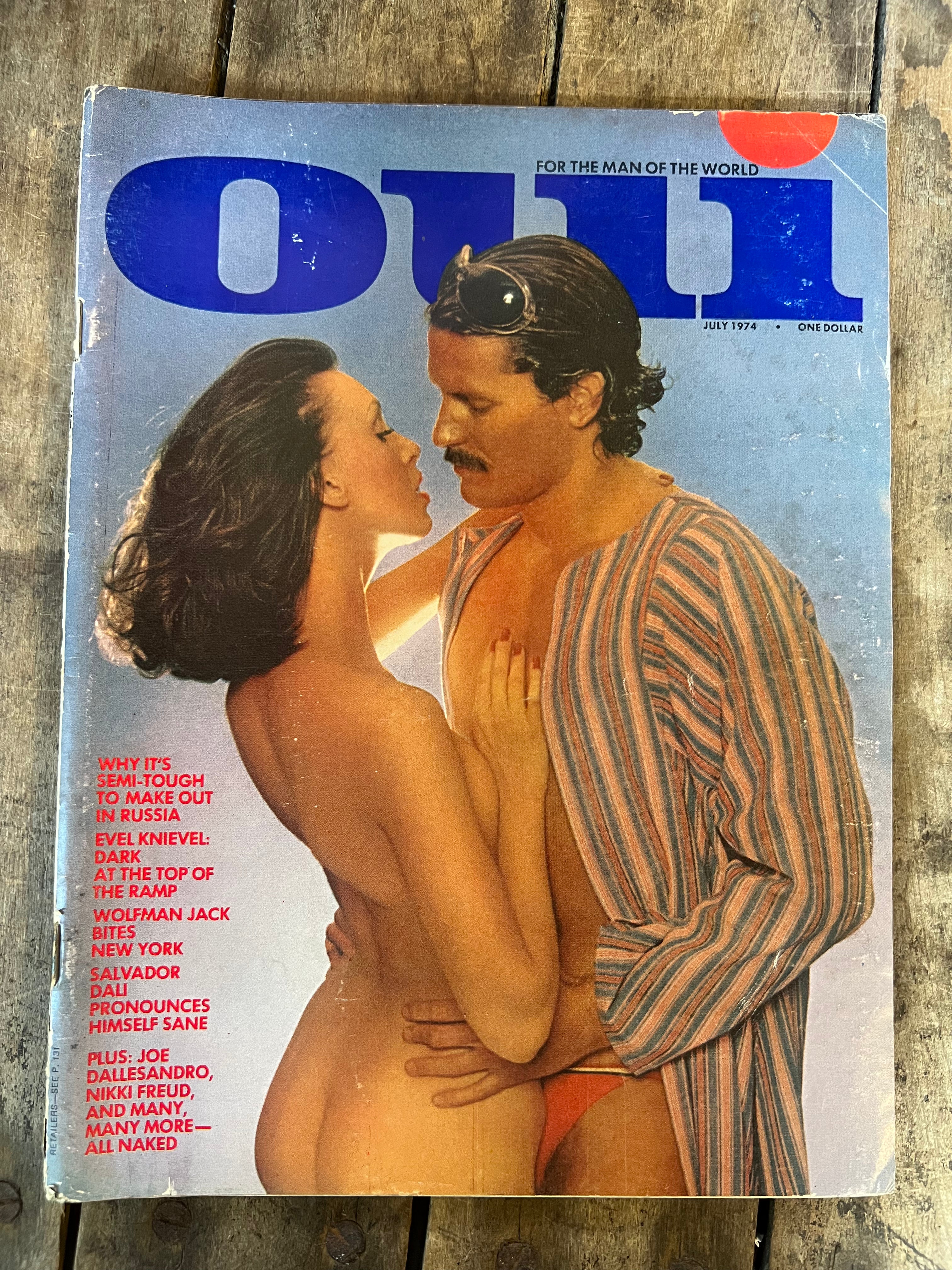 OUI Magazine “ For The Man of The World ” July 1974 Issue