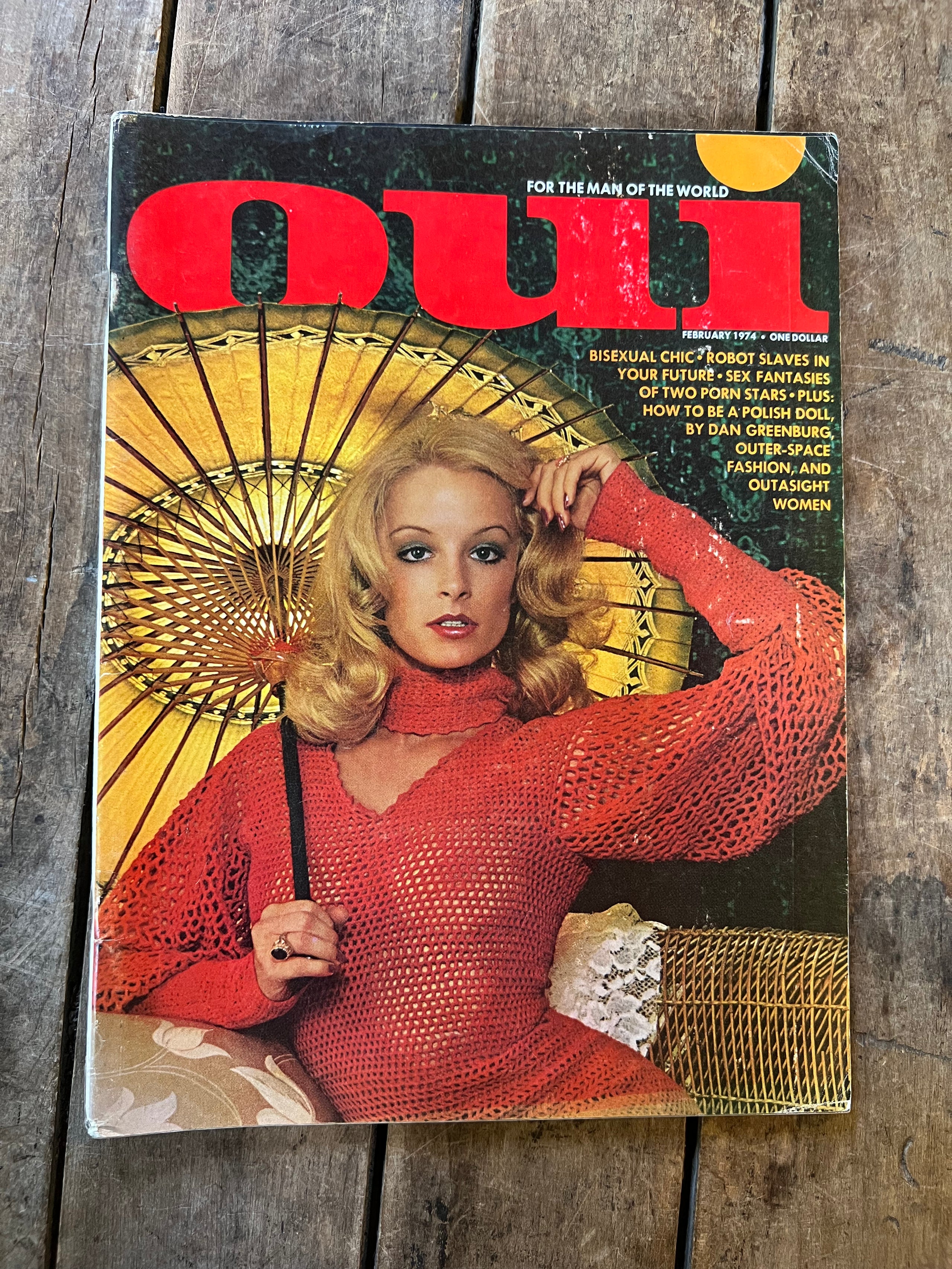 OUI Magazine “ For The Man of The World ” - February 1974 Issue