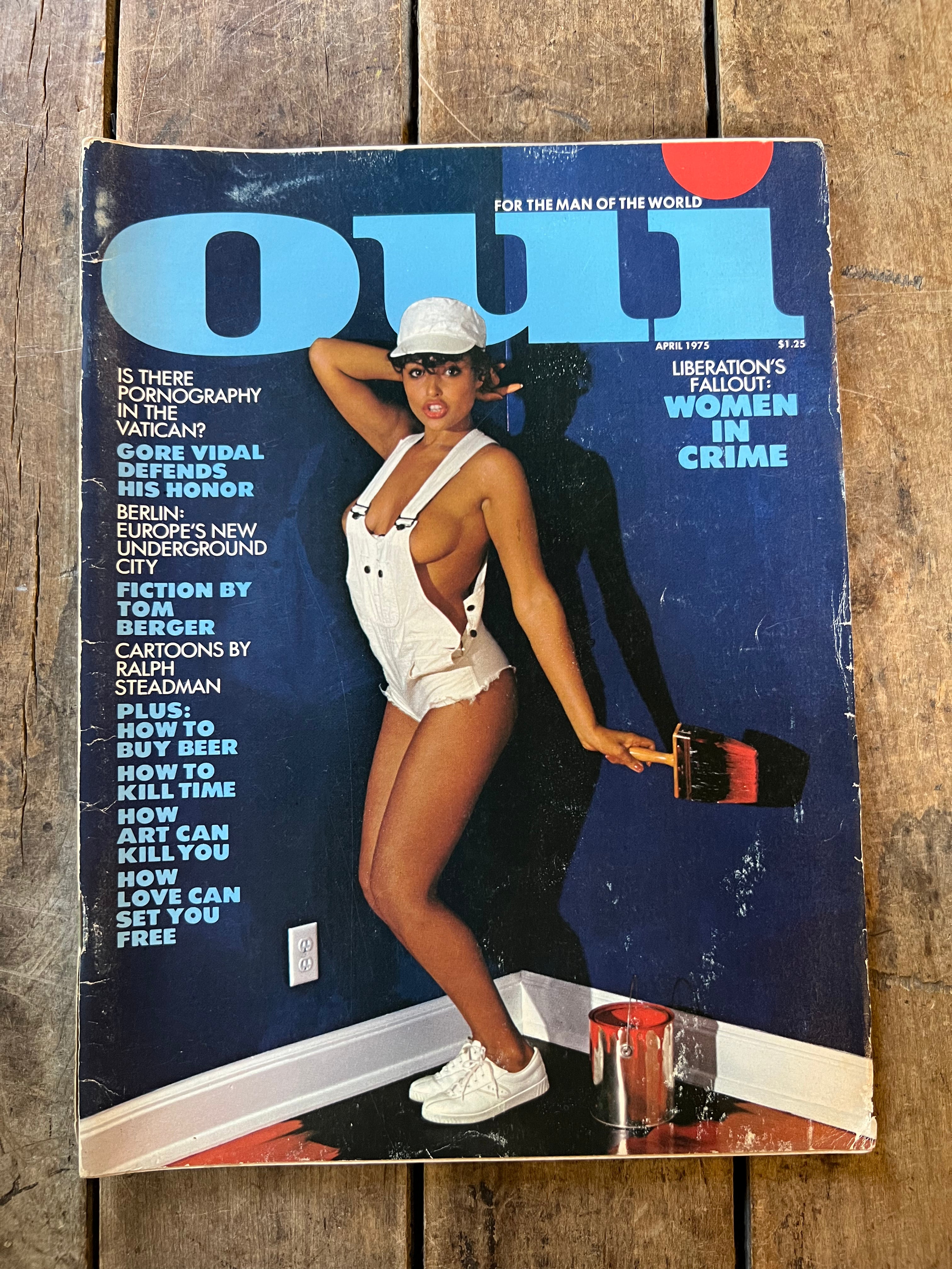 OUI Magazine “ For The Man of The World ” - April 1975 Issue