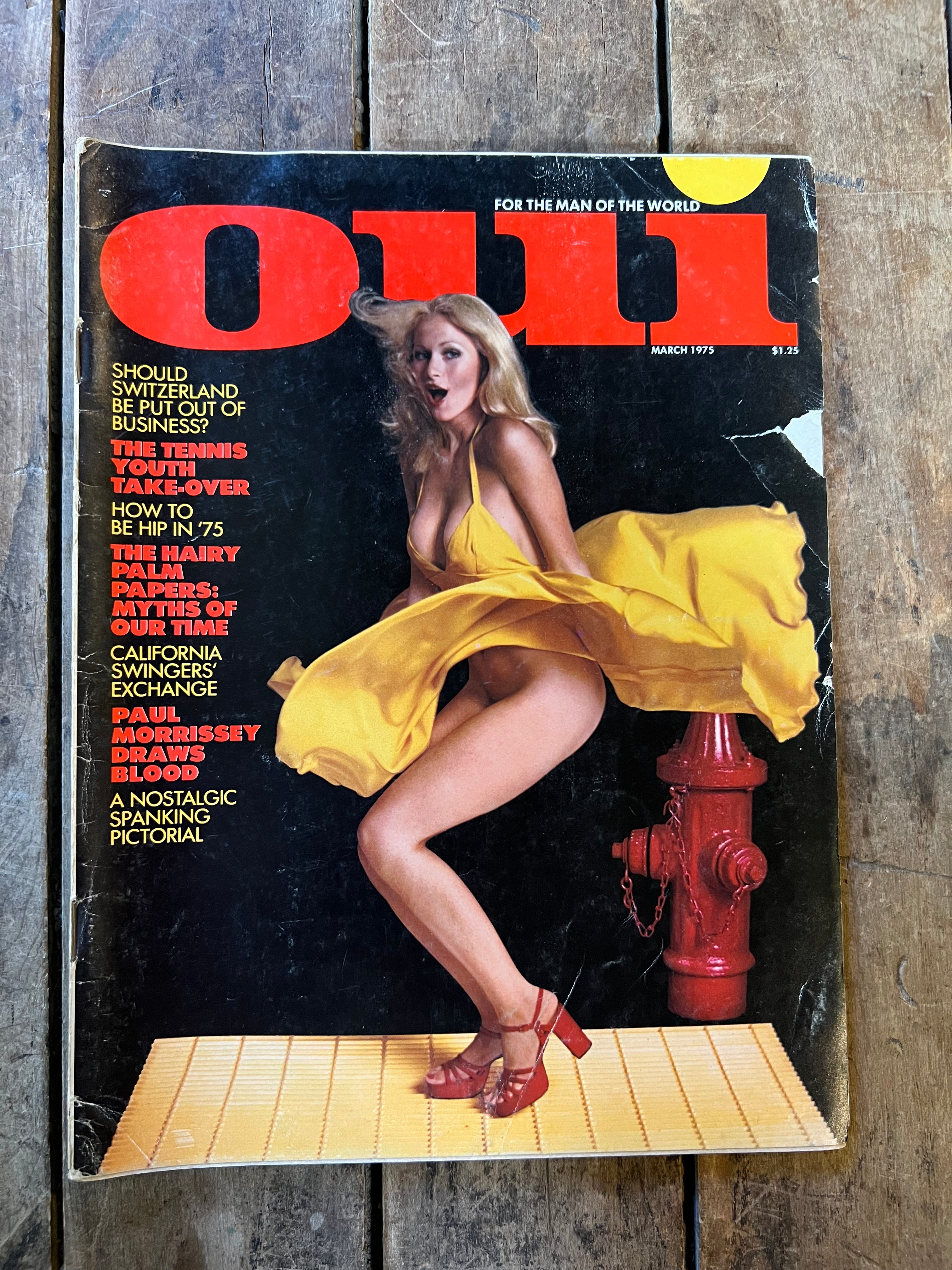OUI Magazine “ For The Man of The World ” - March 1975 Issue