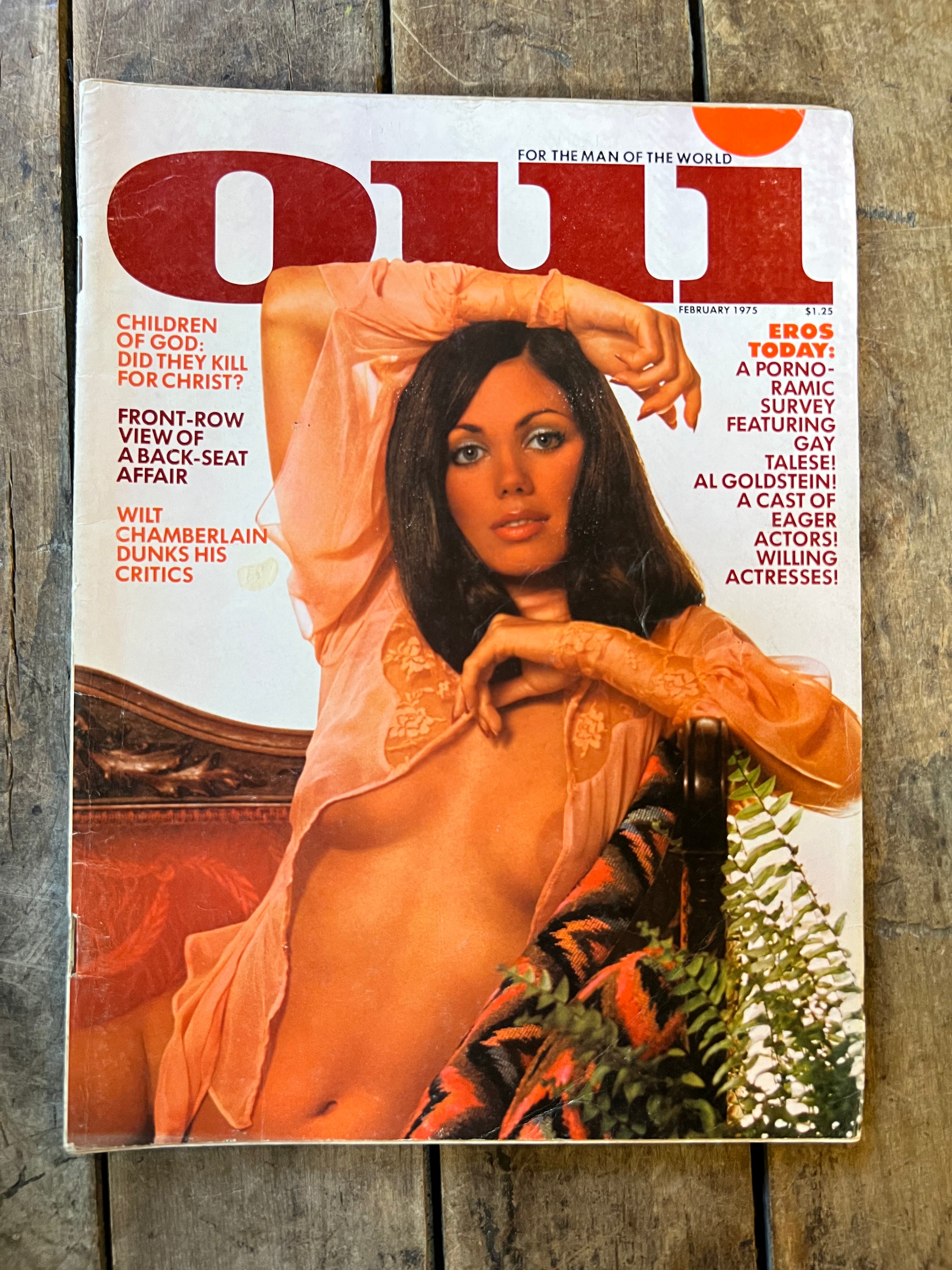OUI Magazine “ For The Man of The World ” - February 1975 Issue