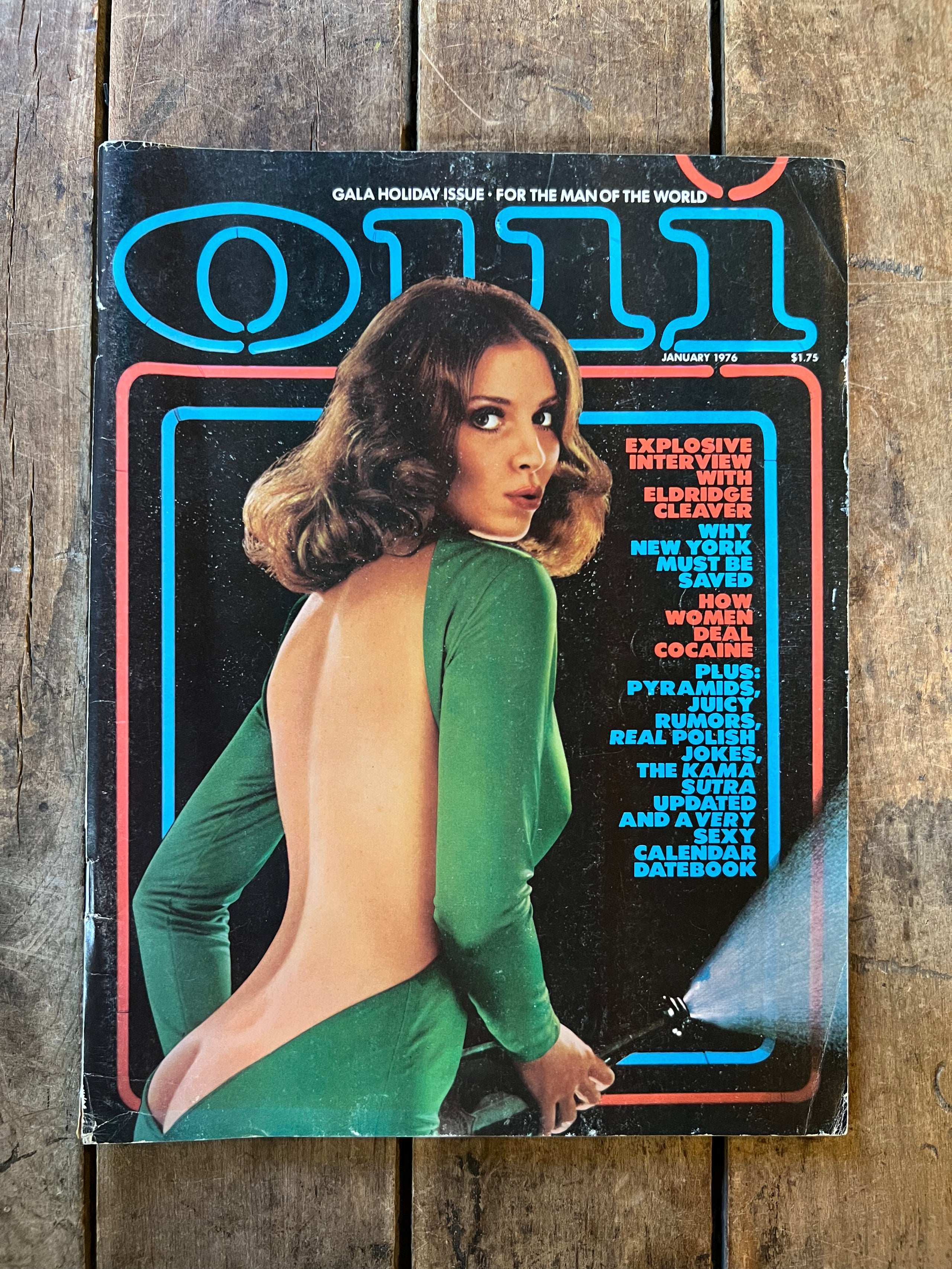 OUI Magazine “ For The Man of The World ” - January 1976 Issue