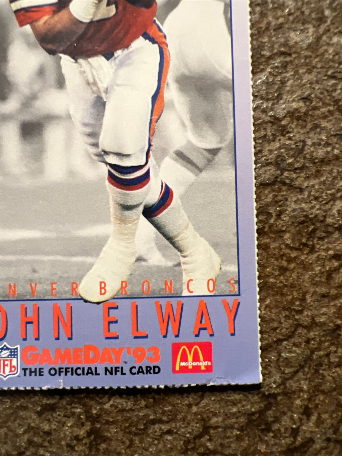 1993 Fleer McDonald's NFL GameDay - John Elway #MCD4 - NFL Denver Broncos QB
