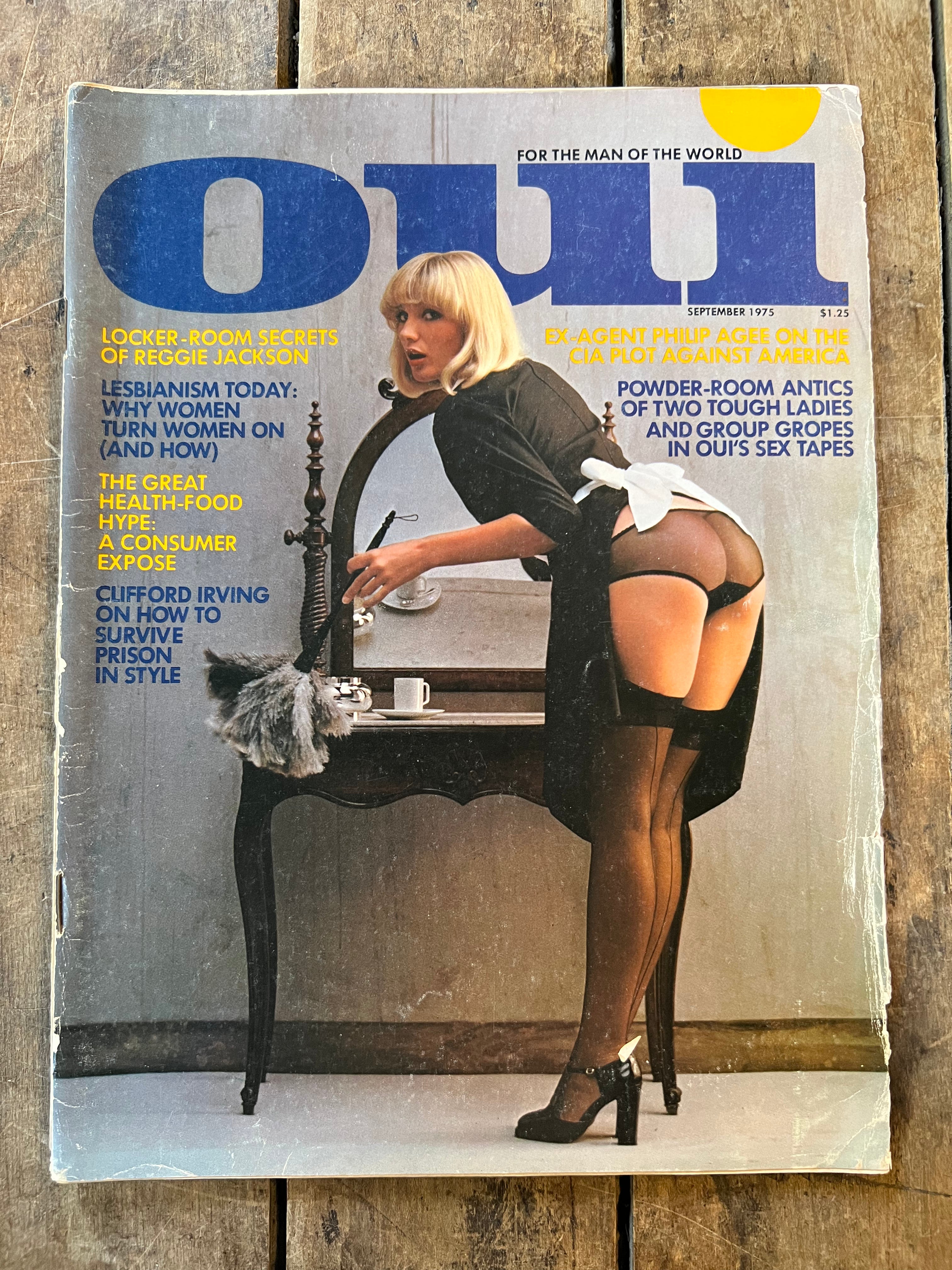 OUI Magazine “ For The Man of The World ” - September 1975 Issue