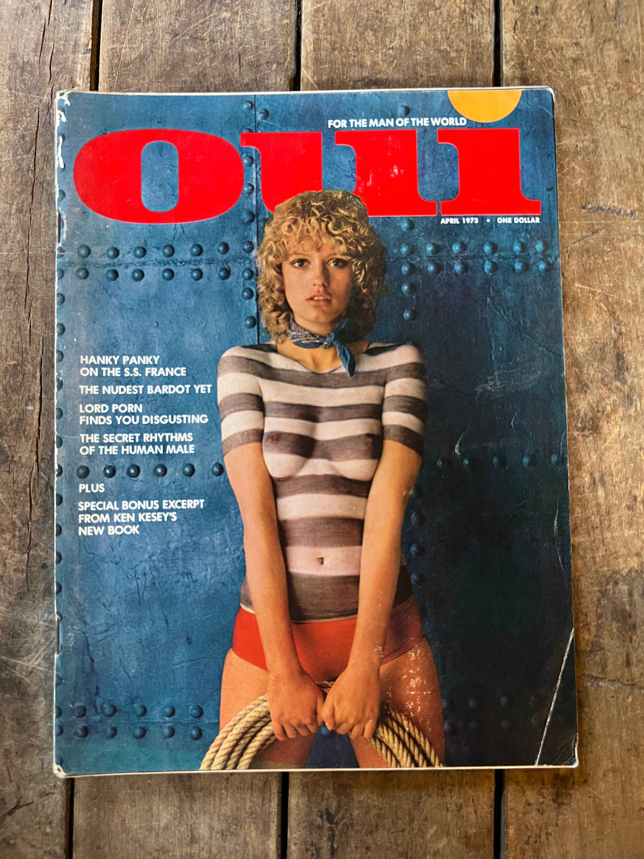 OUI Magazine “ For The Man of The World ” - April 1973 Issue